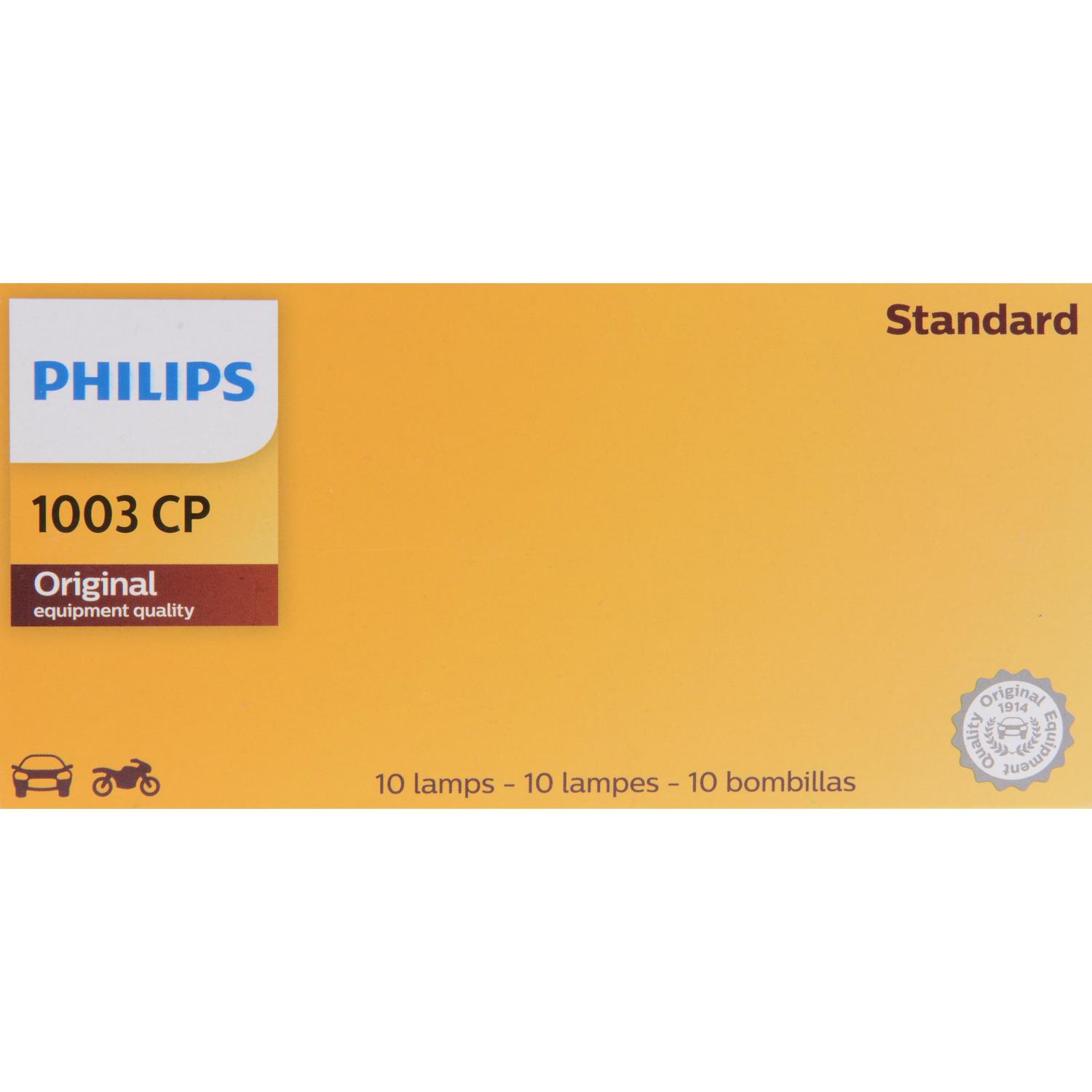 Philips 1003CP Back Up Light Bulb product image 7 of 10