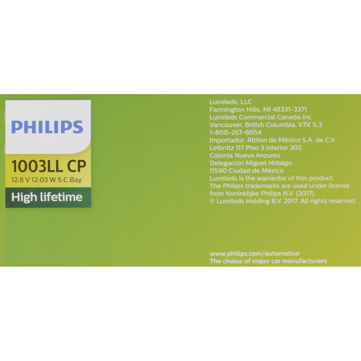 Philips 1003LLCP Back Up Light Bulb product image 6 of 10
