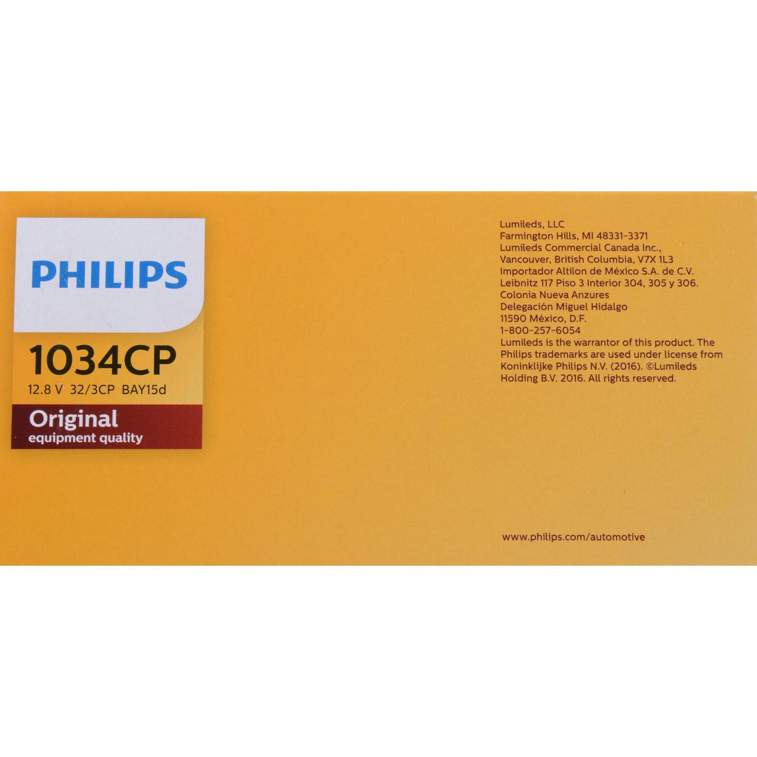 Philips 1034CP - Turn Signal Light Bulb Philips 1034CP Brake Light Bulb product image 5 of 9