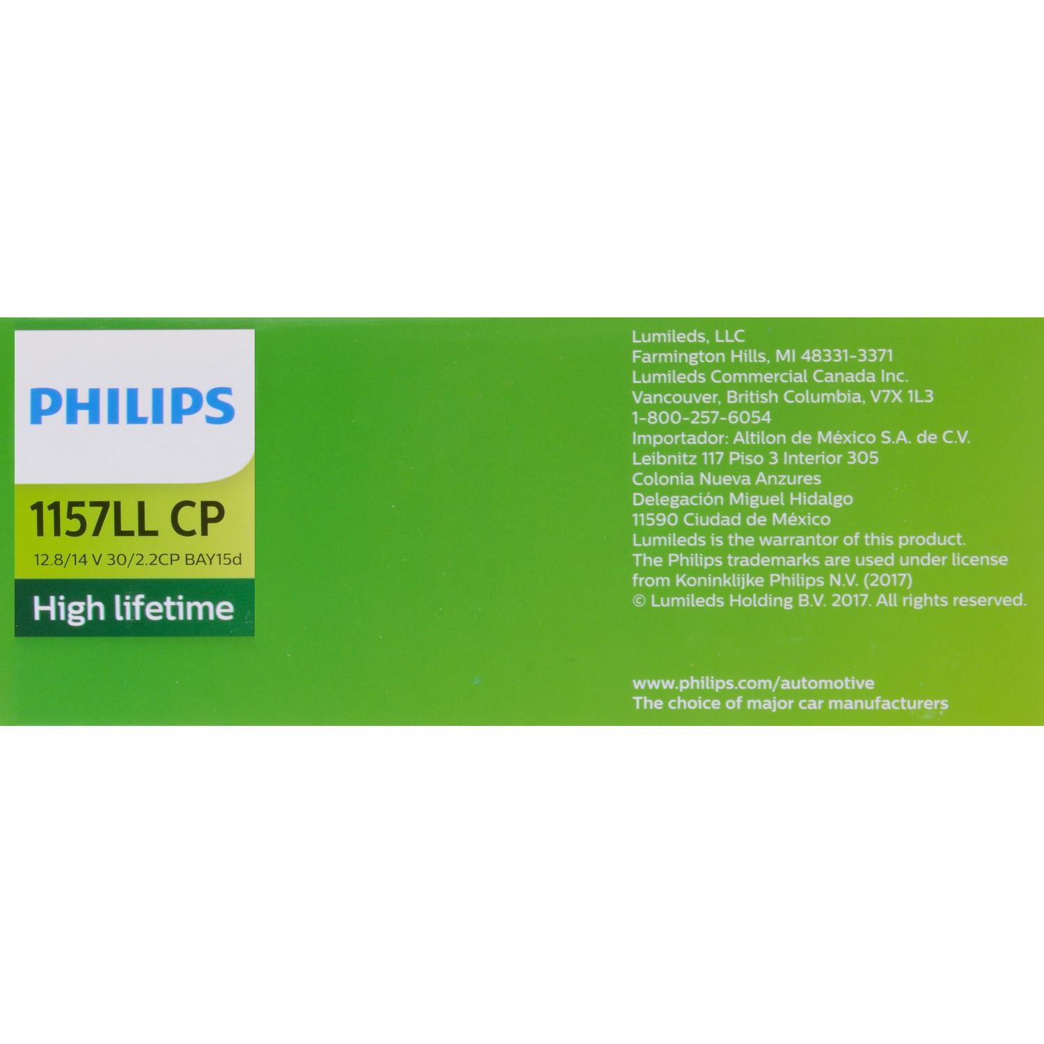 Philips 1157LLCP Back Up Light Bulb product image 9 of 17