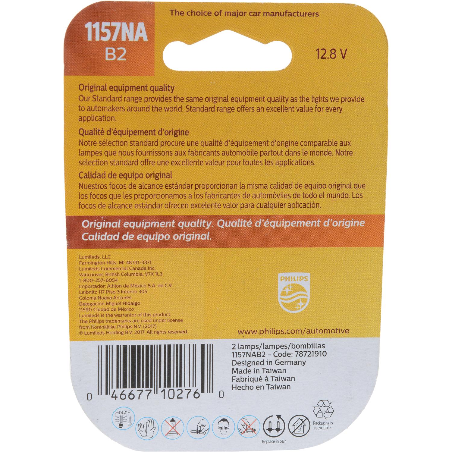 Philips 1157NAB2 Parking Light Bulb product image 6 of 10