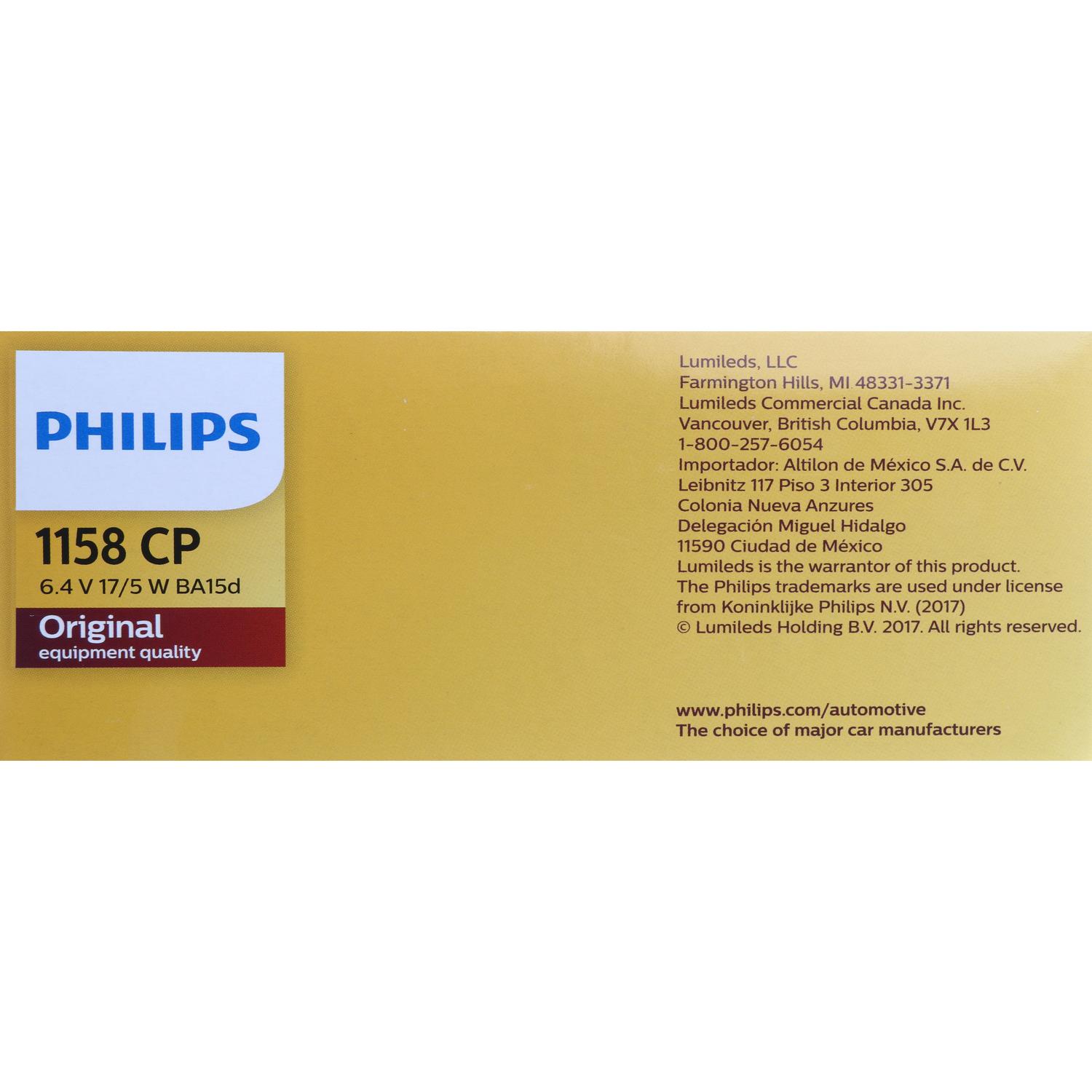 Philips 1158CP - Turn Signal Light Bulb Philips 1158CP Brake Light Bulb product image 7 of 11