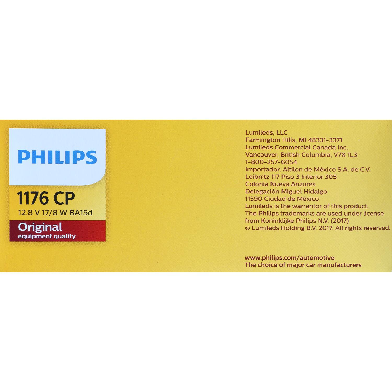 Philips 1176CP - Turn Signal Light Bulb Philips 1176CP Brake Light Bulb product image 6 of 10