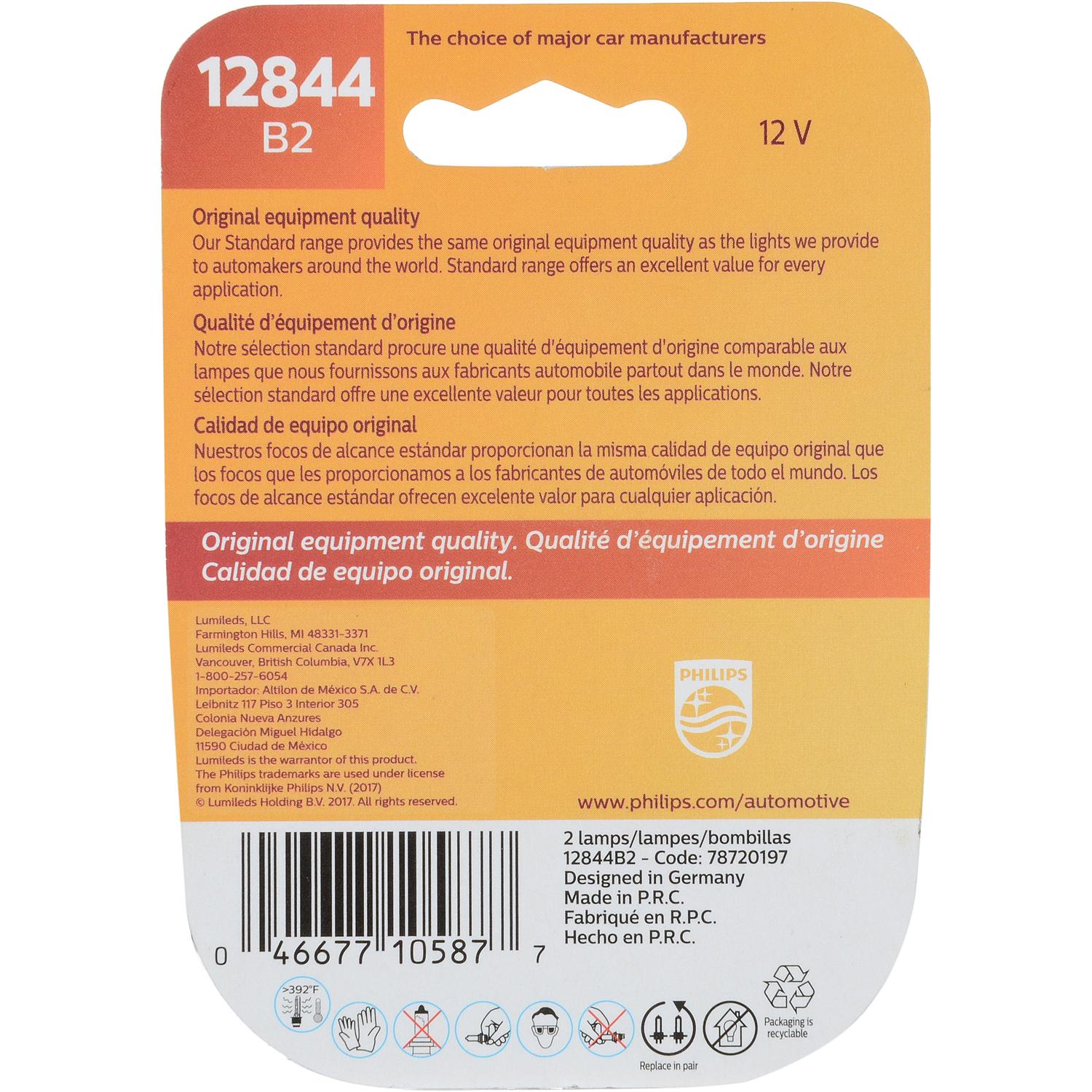 Philips 12844B2 - Multi Purpose Light Bulb Philips 12844B2 Ash Tray Light Bulb product image 6 of 10