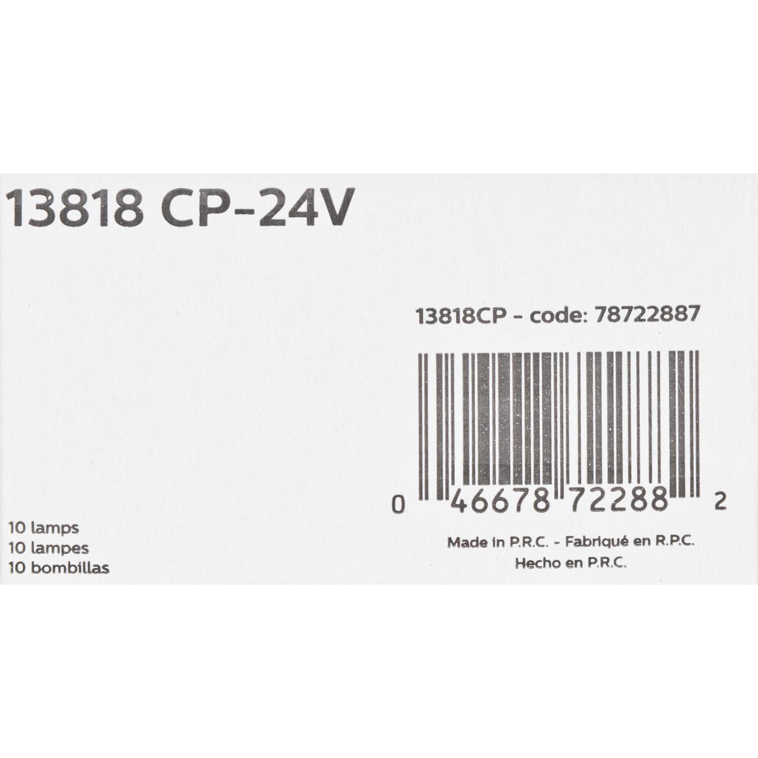 Philips 13818CP24V - Multi Purpose Light Bulb Philips 13818CP24V Multi Purpose Light Bulb product image 5 of 9
