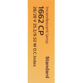Philips 1662CP - Instrument Panel Light Bulb Philips 1662CP Instrument Panel Light Bulb product image 9 of 10