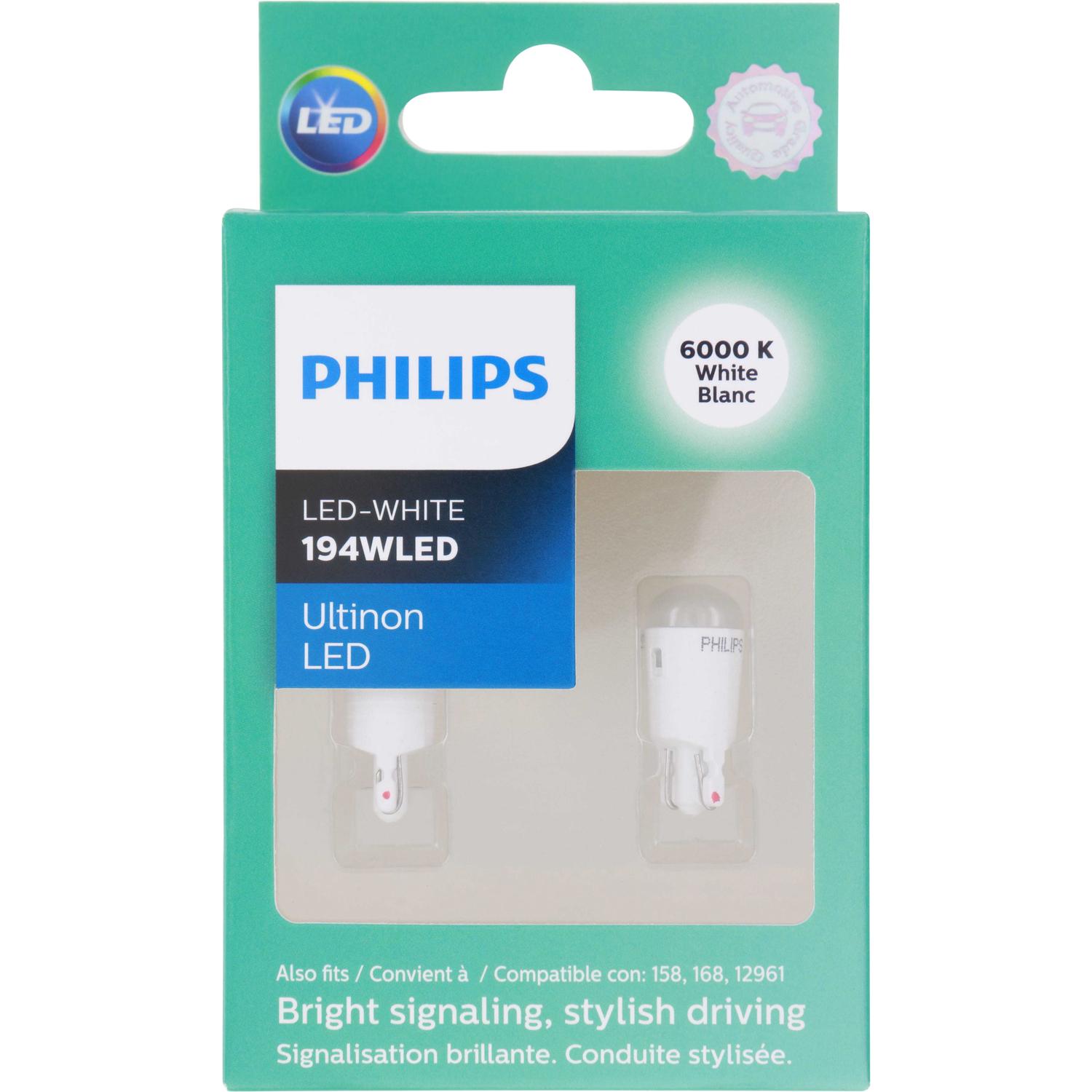 Philips 194WLED - Multi Purpose Light Bulb Philips 194WLED Ash Tray Light Bulb product image 20 of 28
