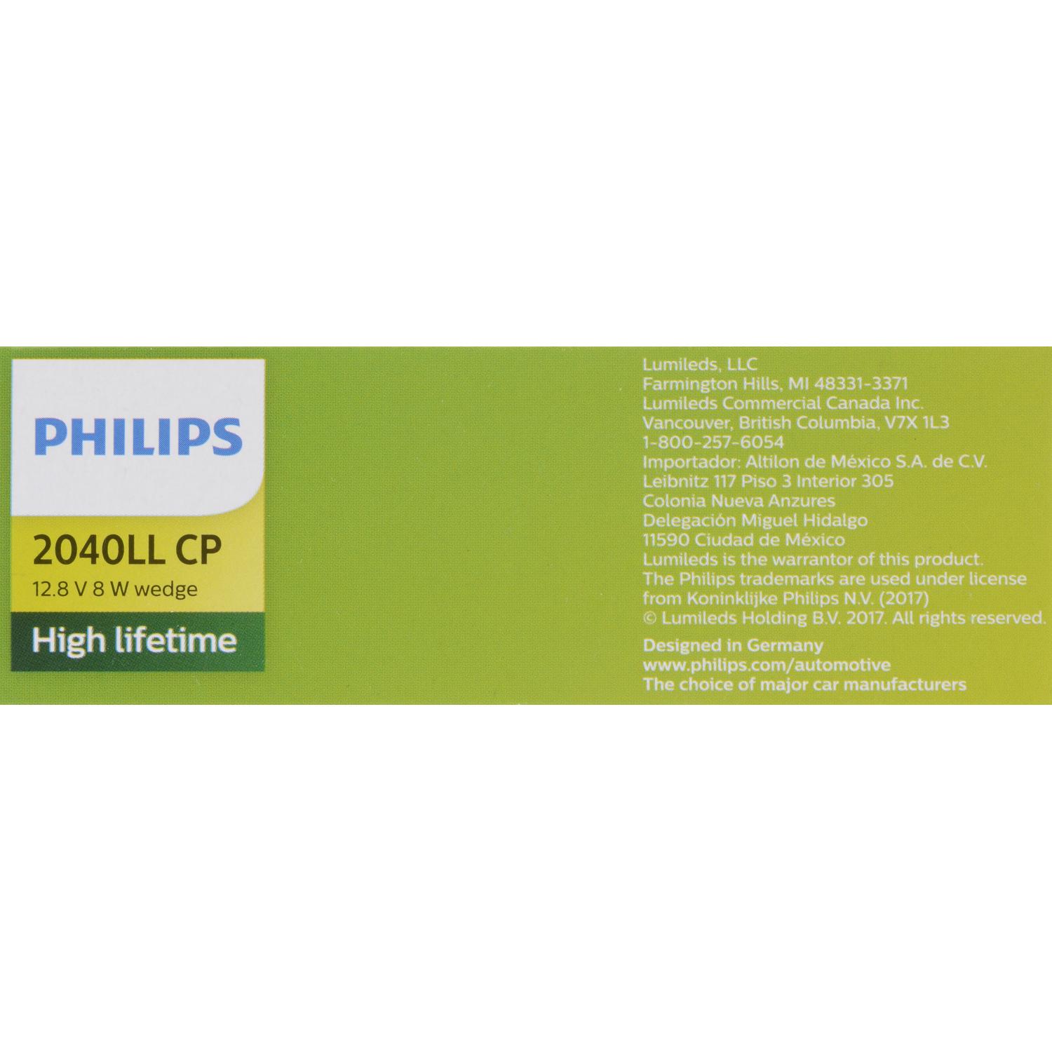 Philips 2040LLCP - Multi Purpose Light Bulb Philips 2040LLCP Courtesy Light Bulb product image 6 of 10