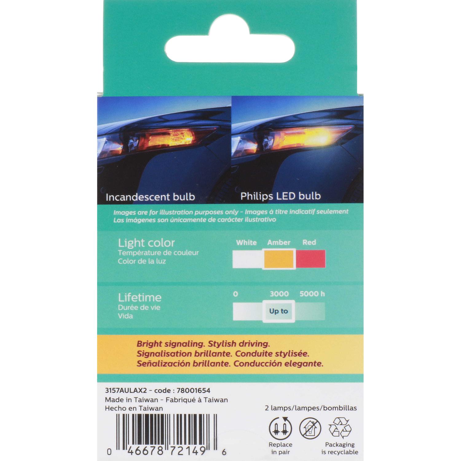 Philips 3157ALED Brake Light Bulb product image 7 of 11