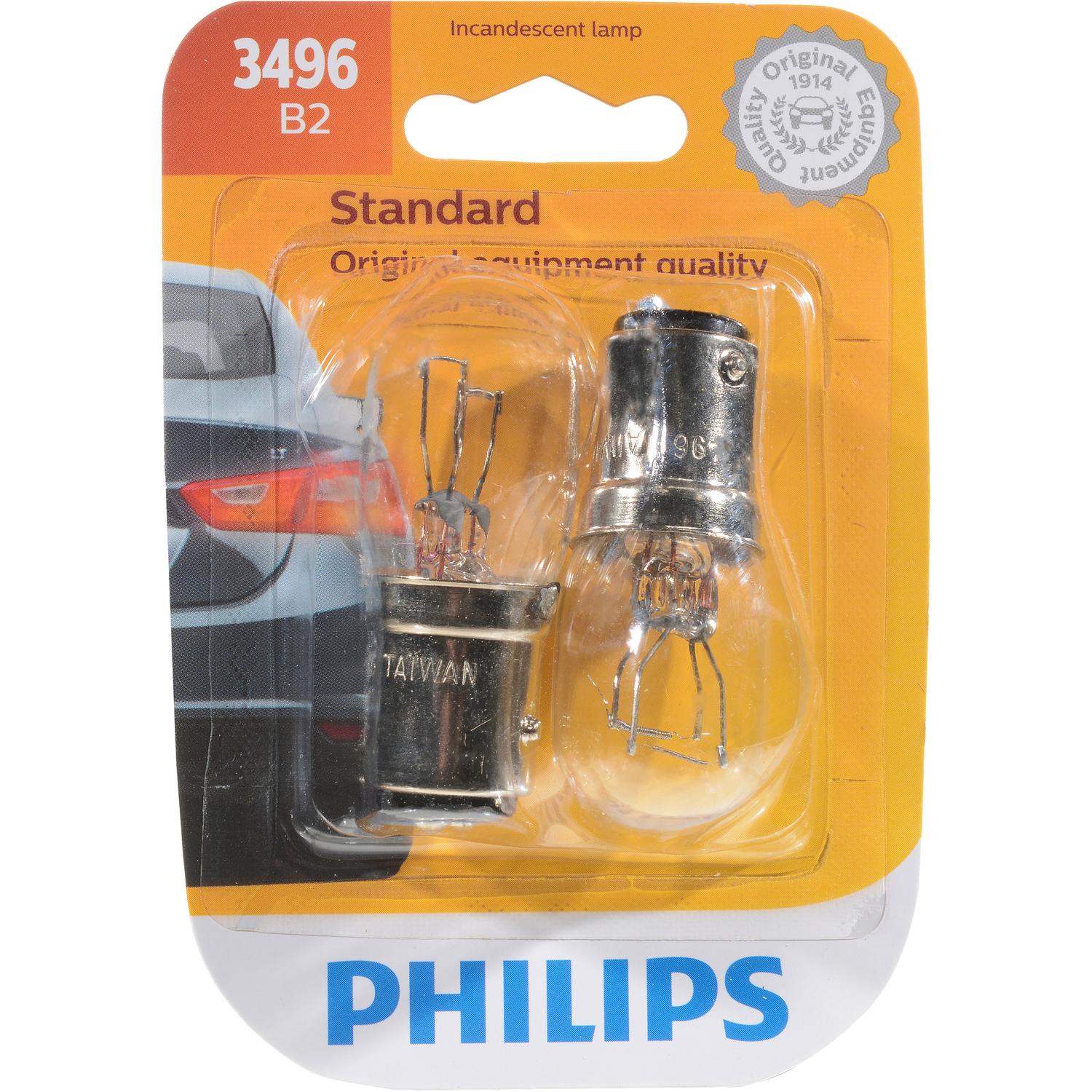 Philips 3496B2 - Turn Signal Light Bulb Philips 3496B2 Brake Light Bulb product image 7 of 10