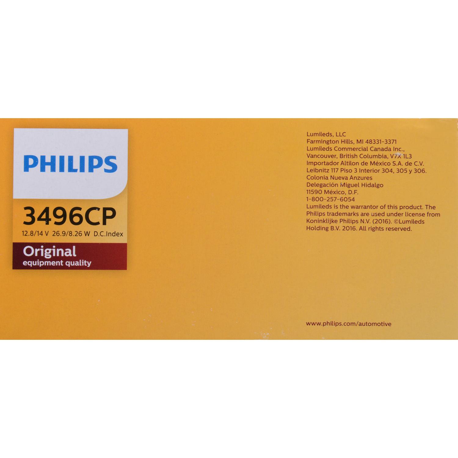 Philips 3496CP - Turn Signal Light Bulb Philips 3496CP Brake Light Bulb product image 5 of 9
