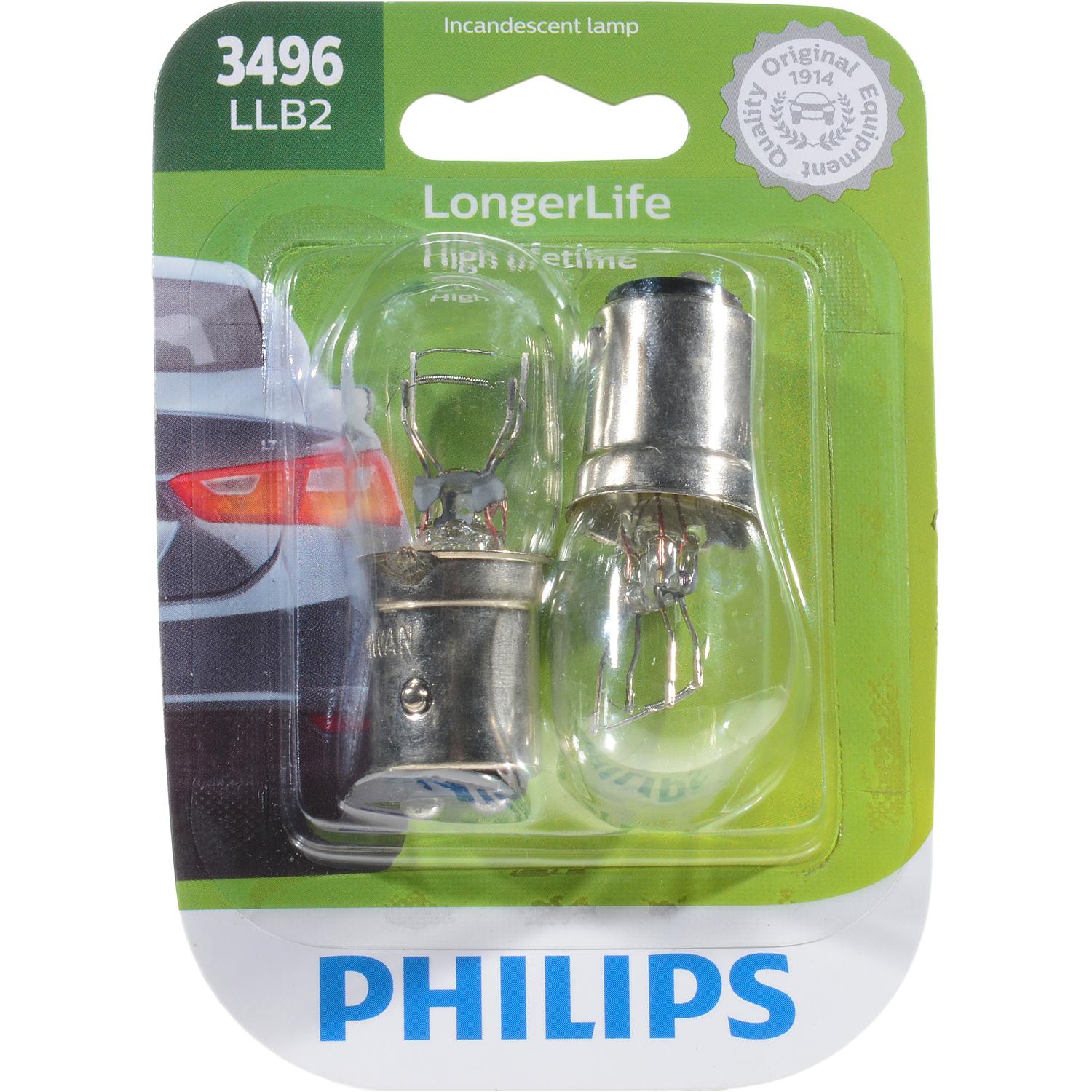 Philips 3496LLB2 - Turn Signal Light Bulb Philips 3496LLB2 Brake Light Bulb product image 7 of 10