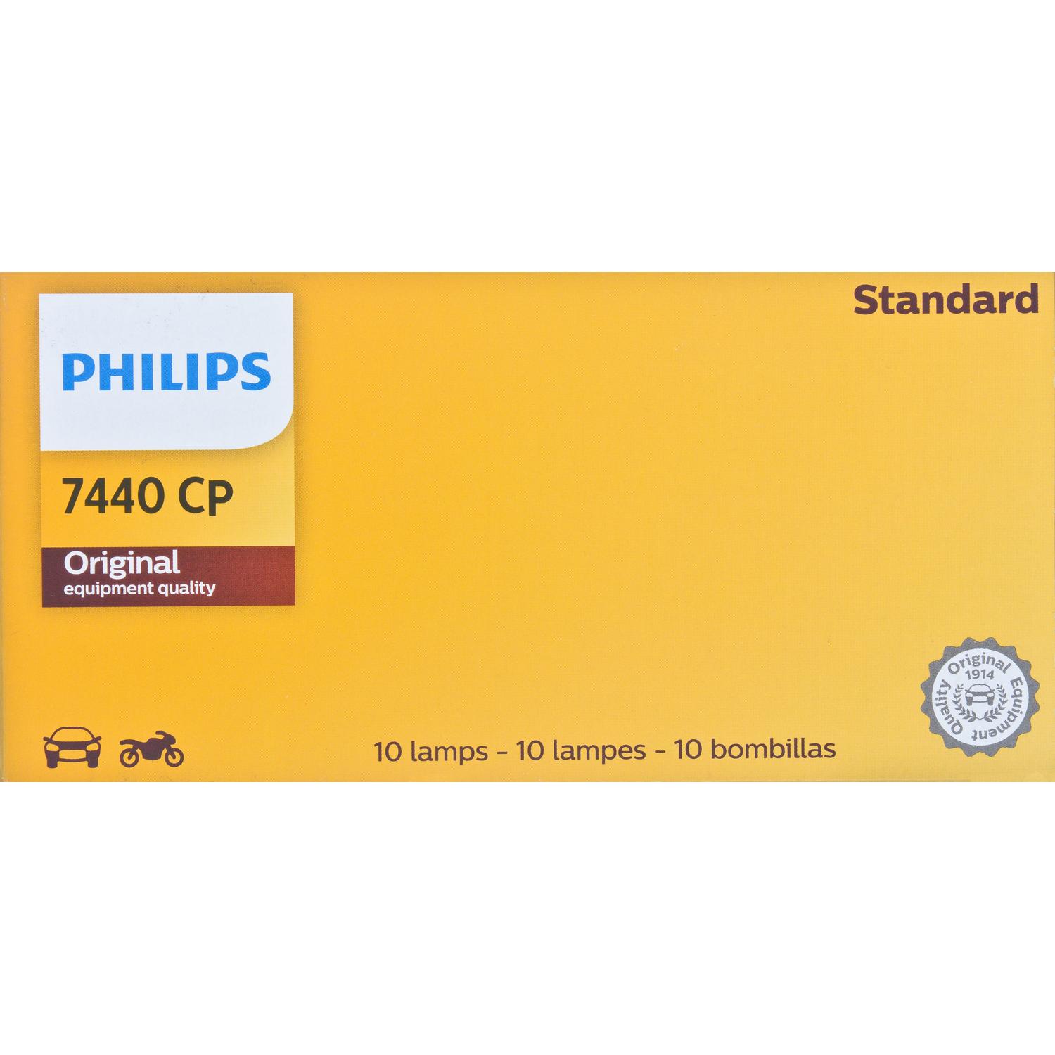 Philips 7440CP - Center High Mount Stop Light Bulb Philips 7440CP Back Up Light Bulb product image 6 of 9