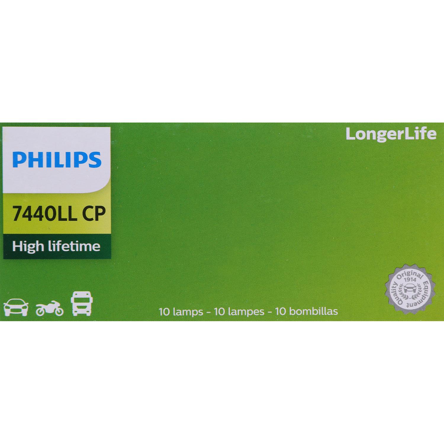 Philips 7440LLCP - Center High Mount Stop Light Bulb Philips 7440LLCP Back Up Light Bulb product image 7 of 10