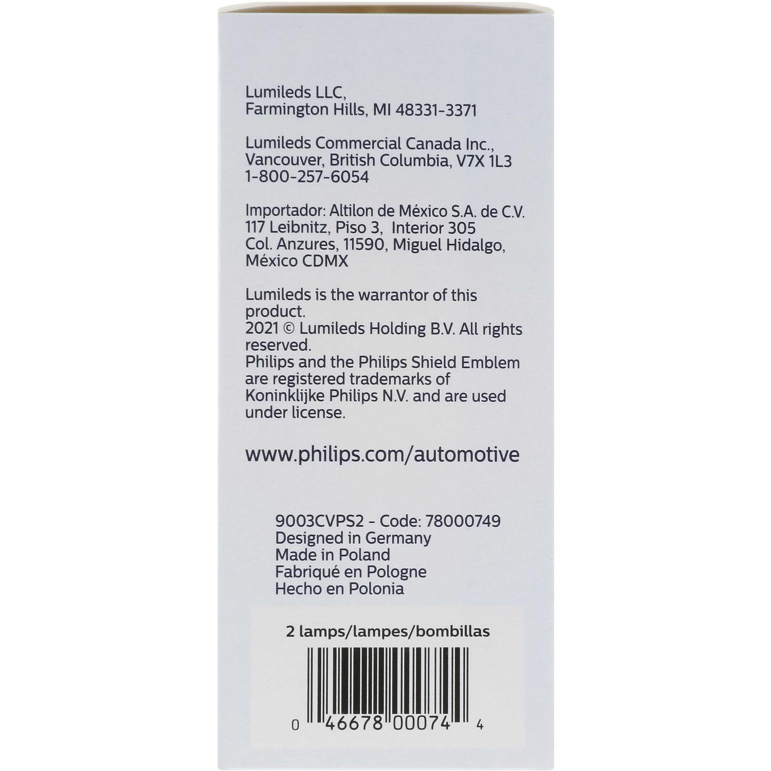 Philips 9003CVPS2 - Turn Signal Light Bulb Philips 9003CVPS2 Daytime Running Light Bulb product image 10 of 11