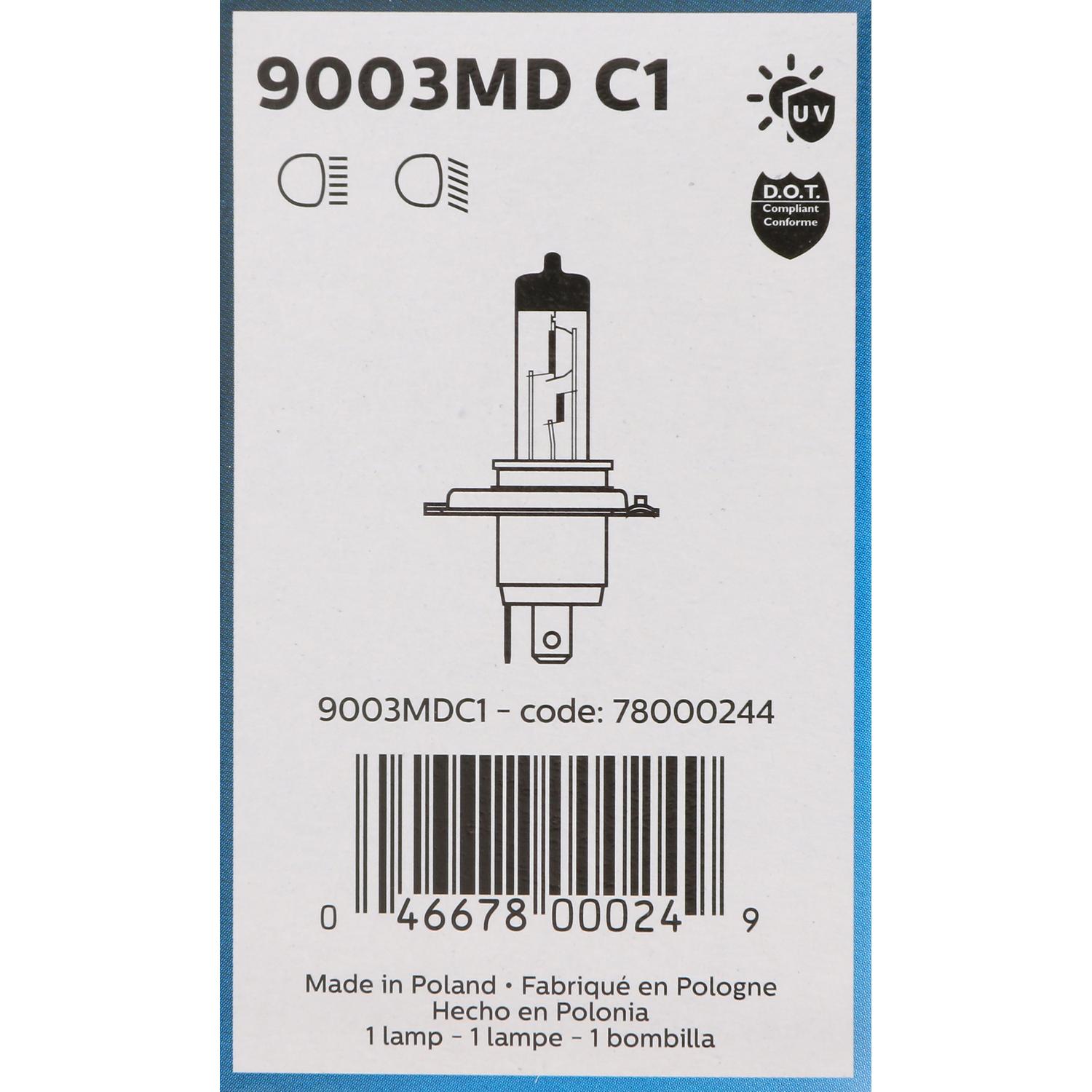Philips 9003MDC1 - Turn Signal Light Bulb Philips 9003MDC1 Daytime Running Light Bulb product image 9 of 10
