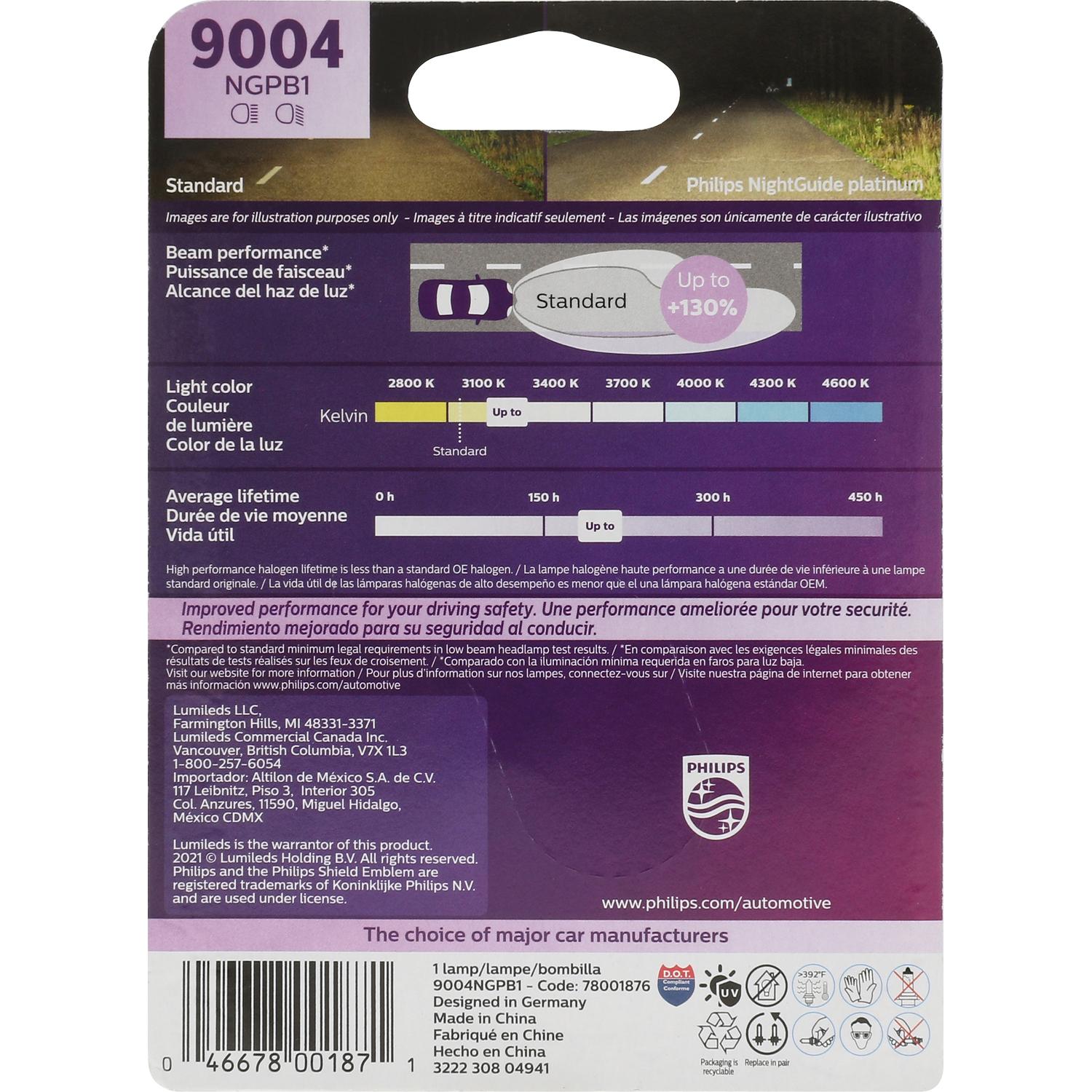 Philips 9004NGPB1 Headlight Bulb product image 1 of 12