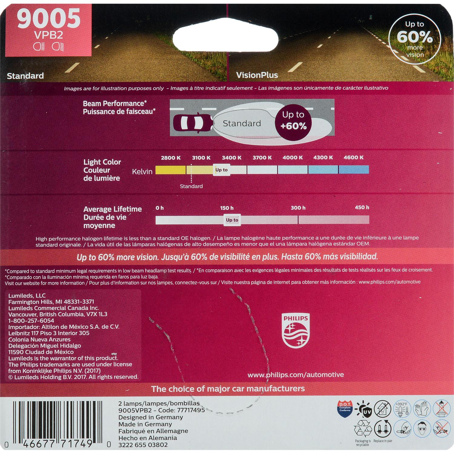 Philips 9005VPB2 - Daytime Running Light Bulb Philips 9005VPB2 Daytime Running Light Bulb product image 6 of 10