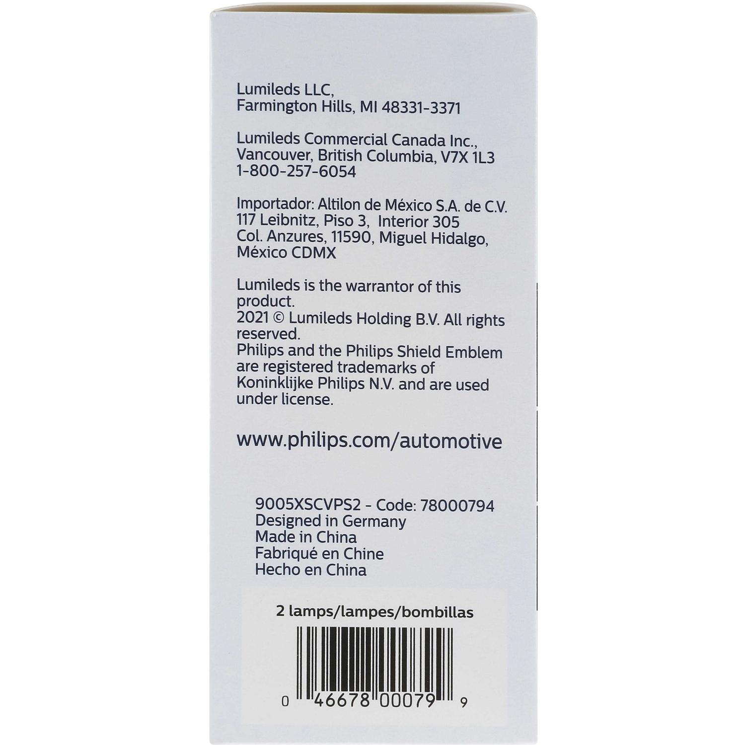 Philips 9005XSCVPS2 - Headlight Bulb Philips 9005XSCVPS2 Headlight Bulb product image 10 of 11