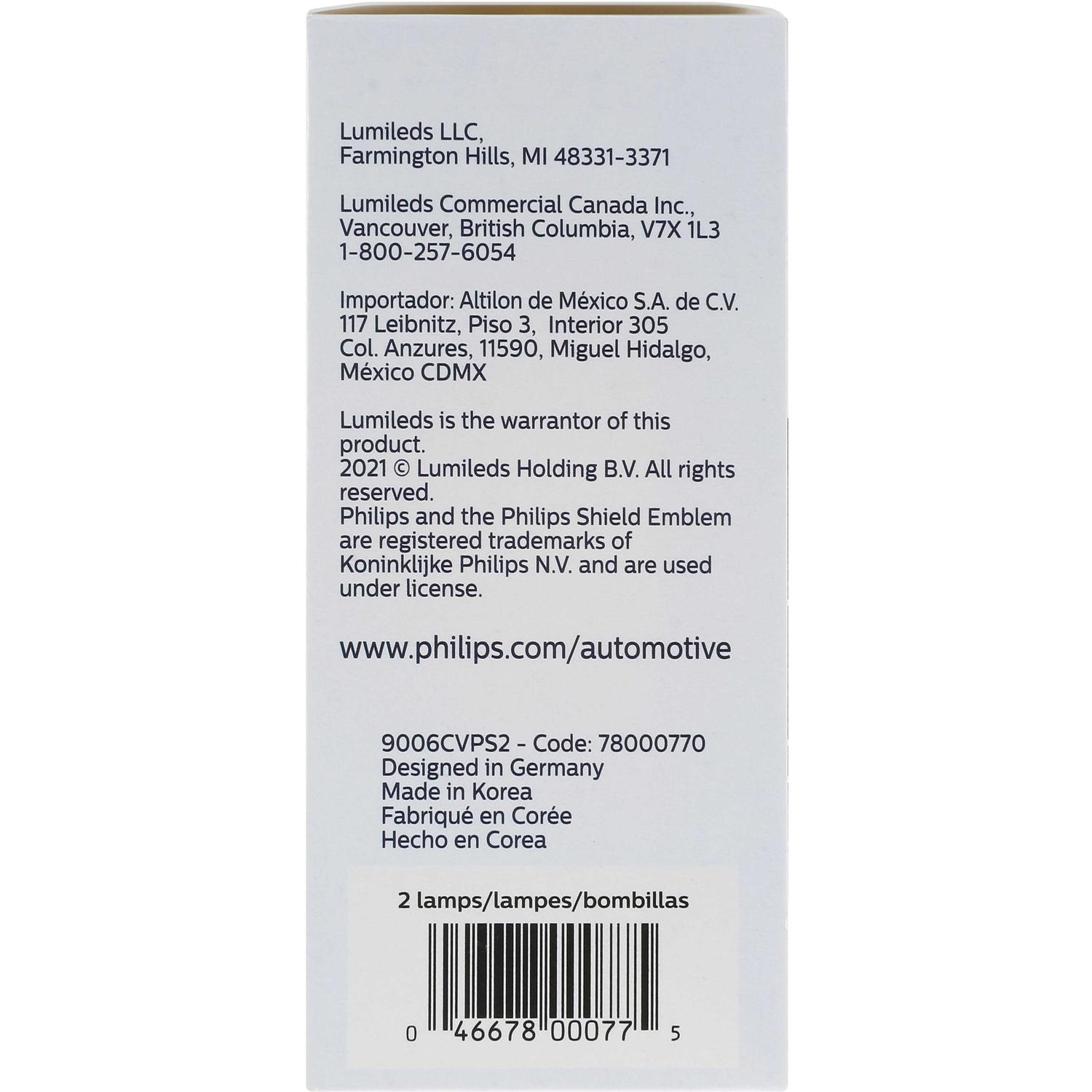 Philips 9006CVPS2 - Turn Signal Light Bulb Philips 9006CVPS2 Daytime Running Light Bulb product image 10 of 11