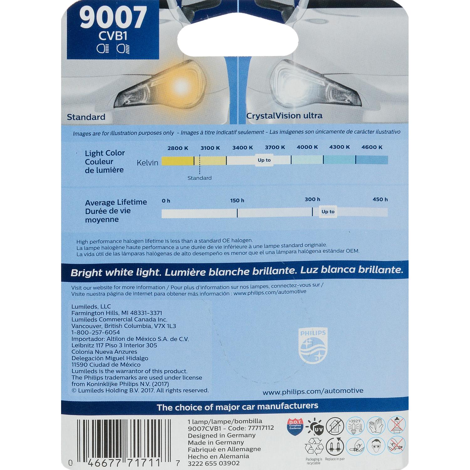 Philips 9007CVB1 Daytime Running Light Bulb product image 6 of 10