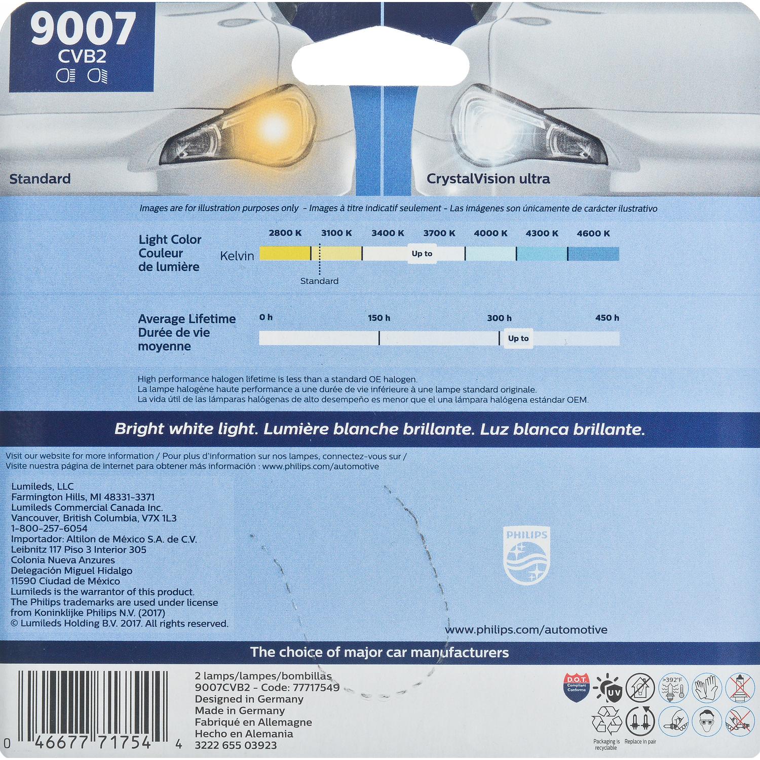 Philips 9007CVB2 Daytime Running Light Bulb product image 5 of 8