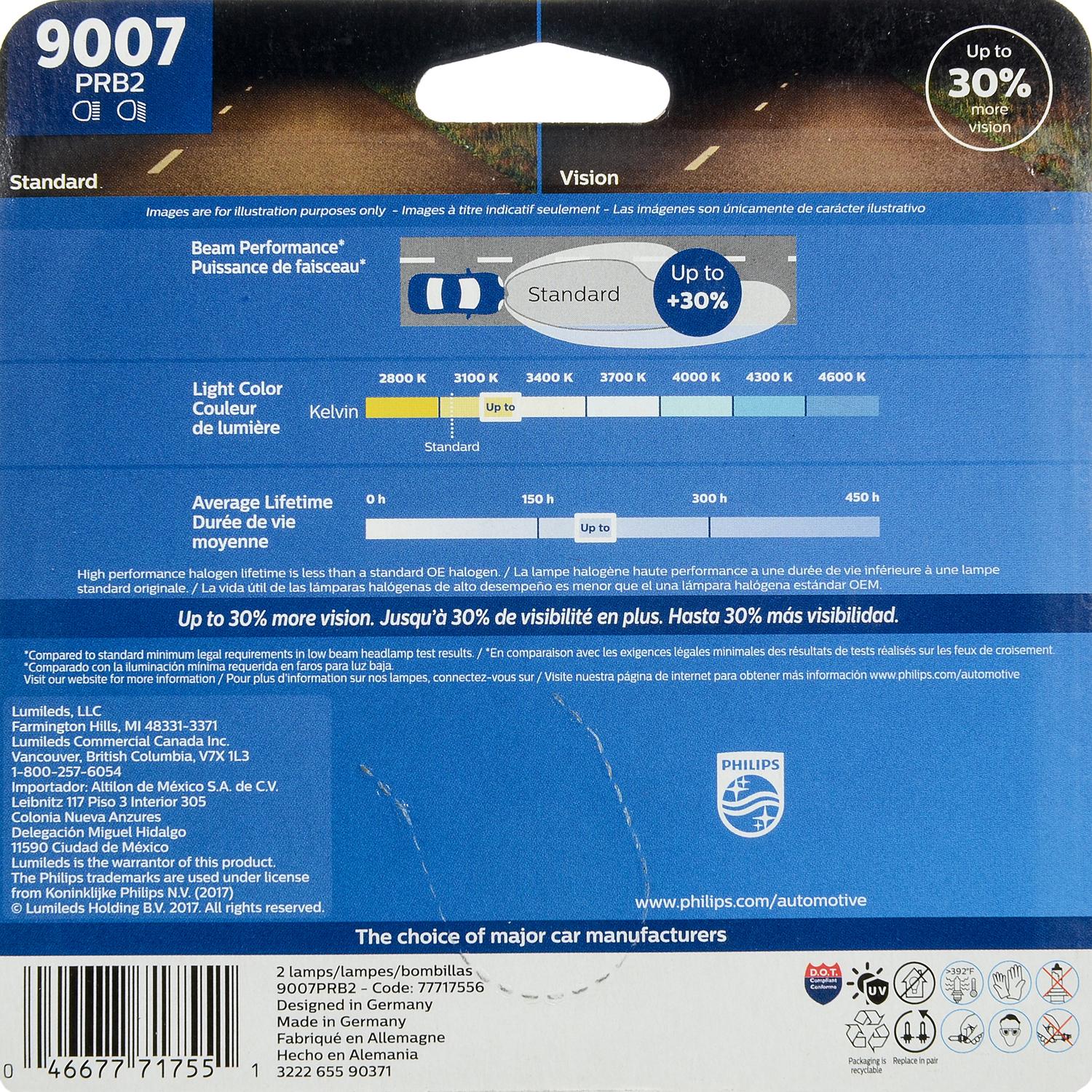 Philips 9007PRB2 Daytime Running Light Bulb product image 6 of 10