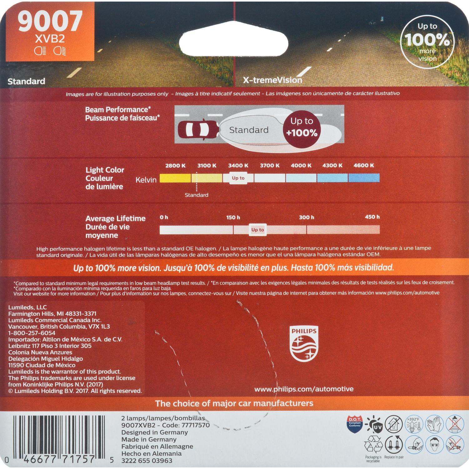 Philips 9007XVB2 - Daytime Running Light Bulb Philips 9007XVB2 Daytime Running Light Bulb product image 5 of 11