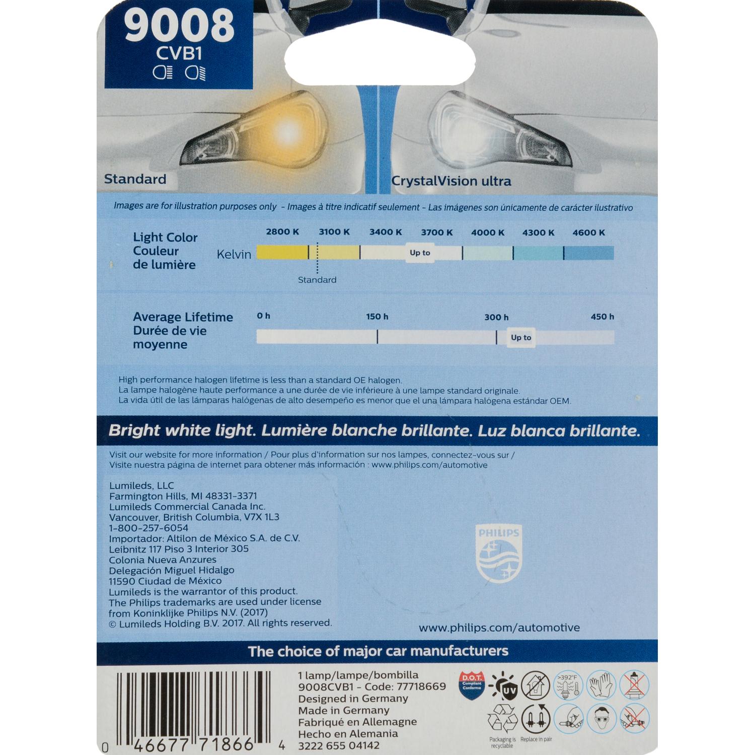 Philips 9008CVB1 - Daytime Running Light Bulb Philips 9008CVB1 Daytime Running Light Bulb product image 6 of 10