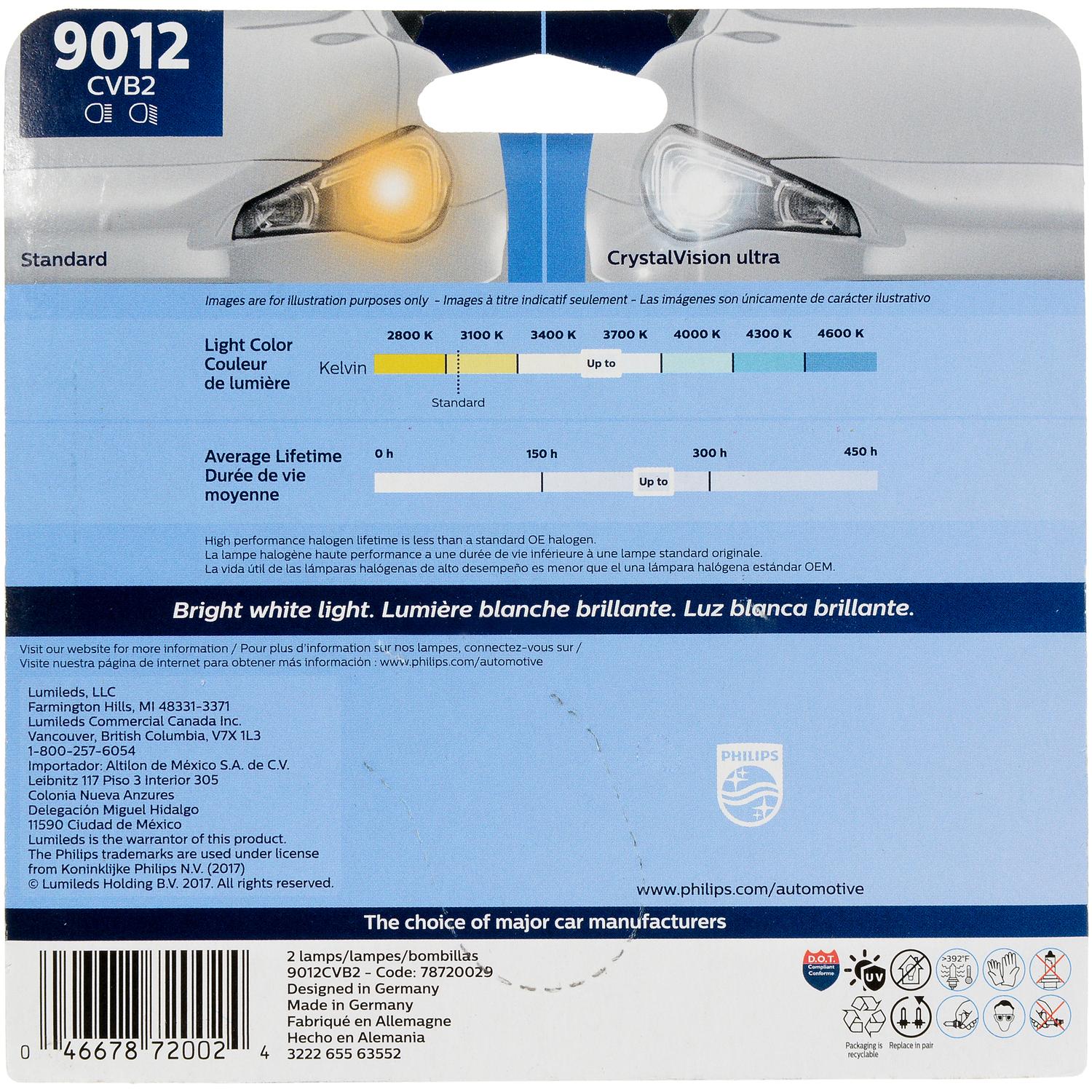Philips 9012CVB2 - Daytime Running Light Bulb Philips 9012CVB2 Daytime Running Light Bulb product image 5 of 8