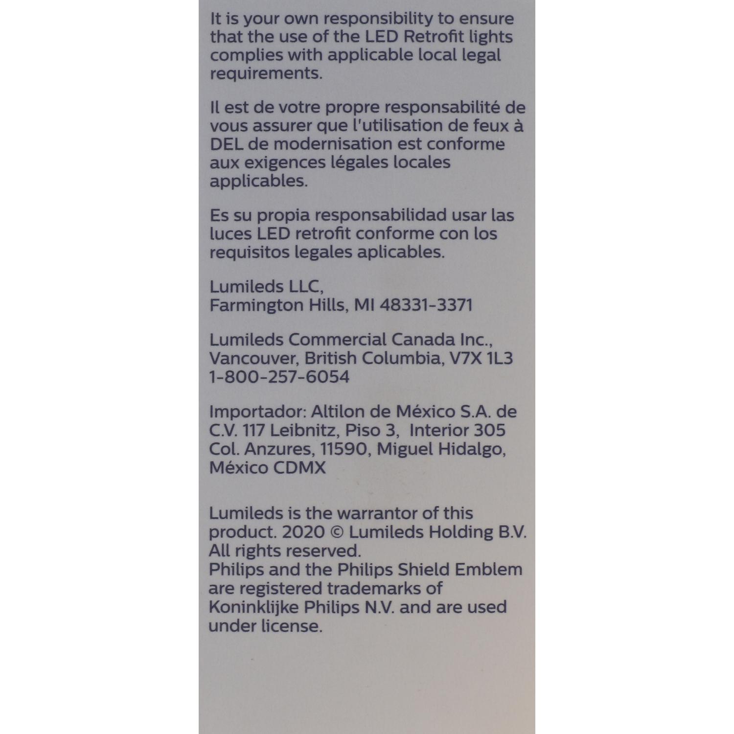 Philips 9012UELED - Headlight Bulb Philips 9012UELED Headlight Bulb product image 10 of 11