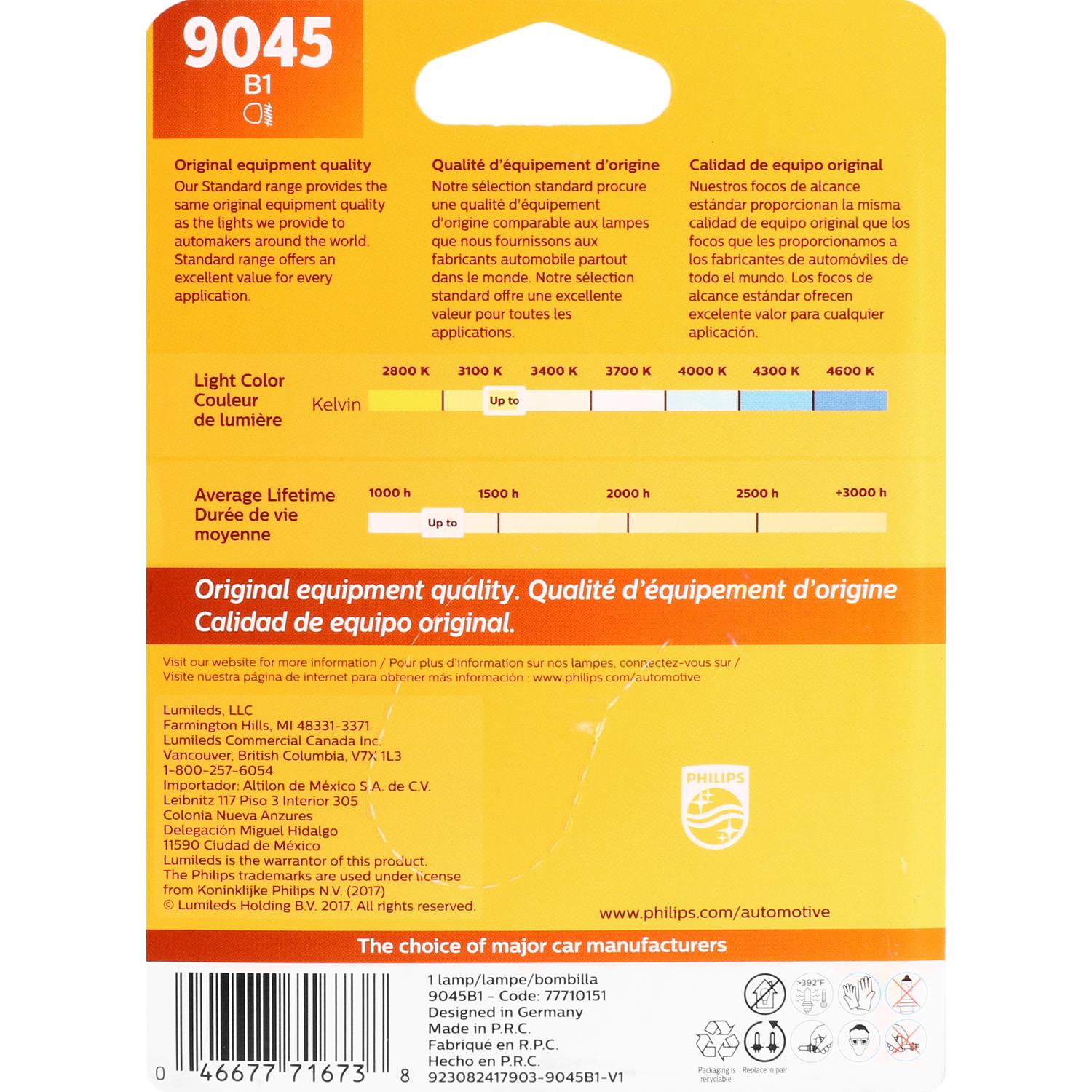 Philips 9045B1 - Fog Light Bulb Philips 9045B1 Fog Light Bulb product image 6 of 10
