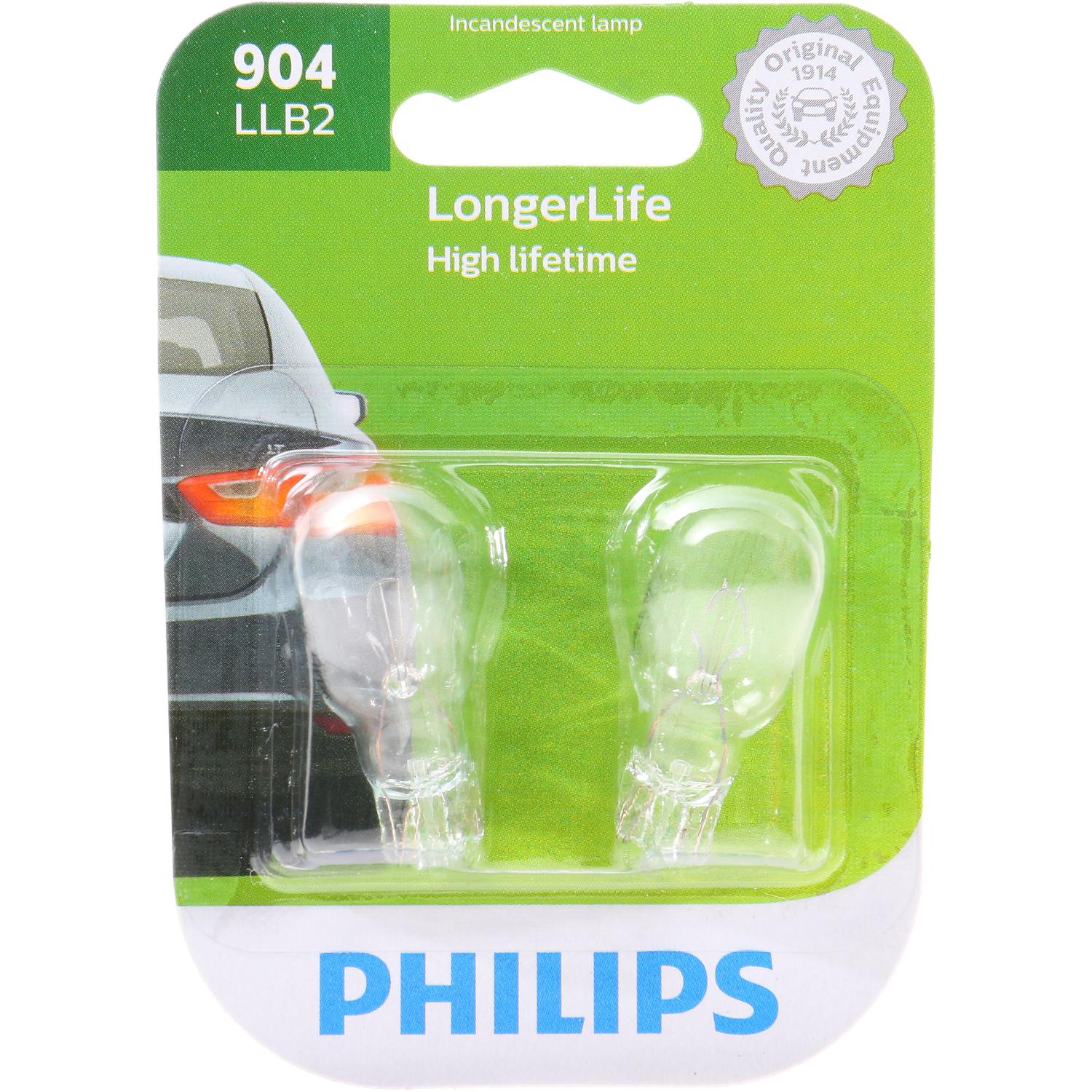 Philips 904LLB2 - Center High Mount Stop Light Bulb Philips 904LLB2 Back Up Light Bulb product image 8 of 11