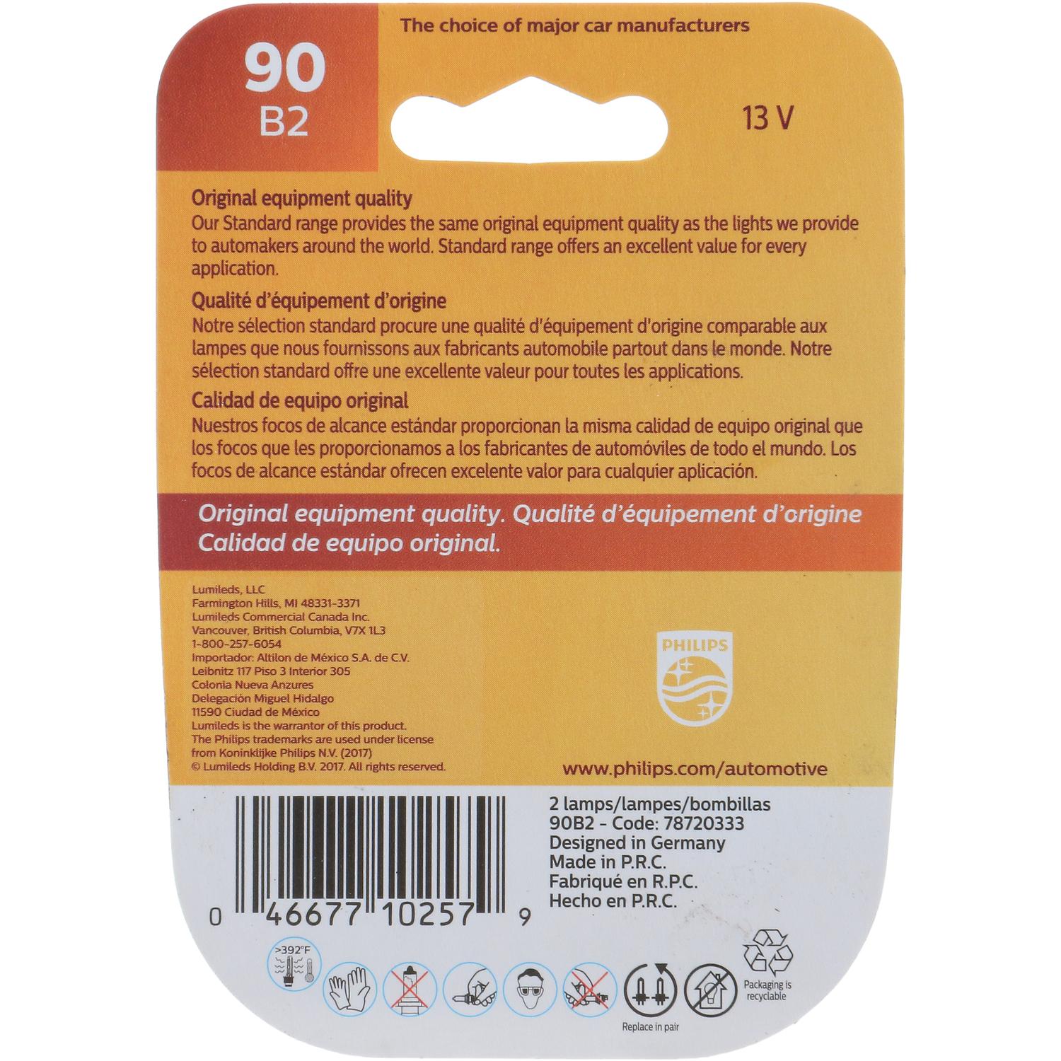 Philips 90B2 Brake Light Bulb product image 6 of 10
