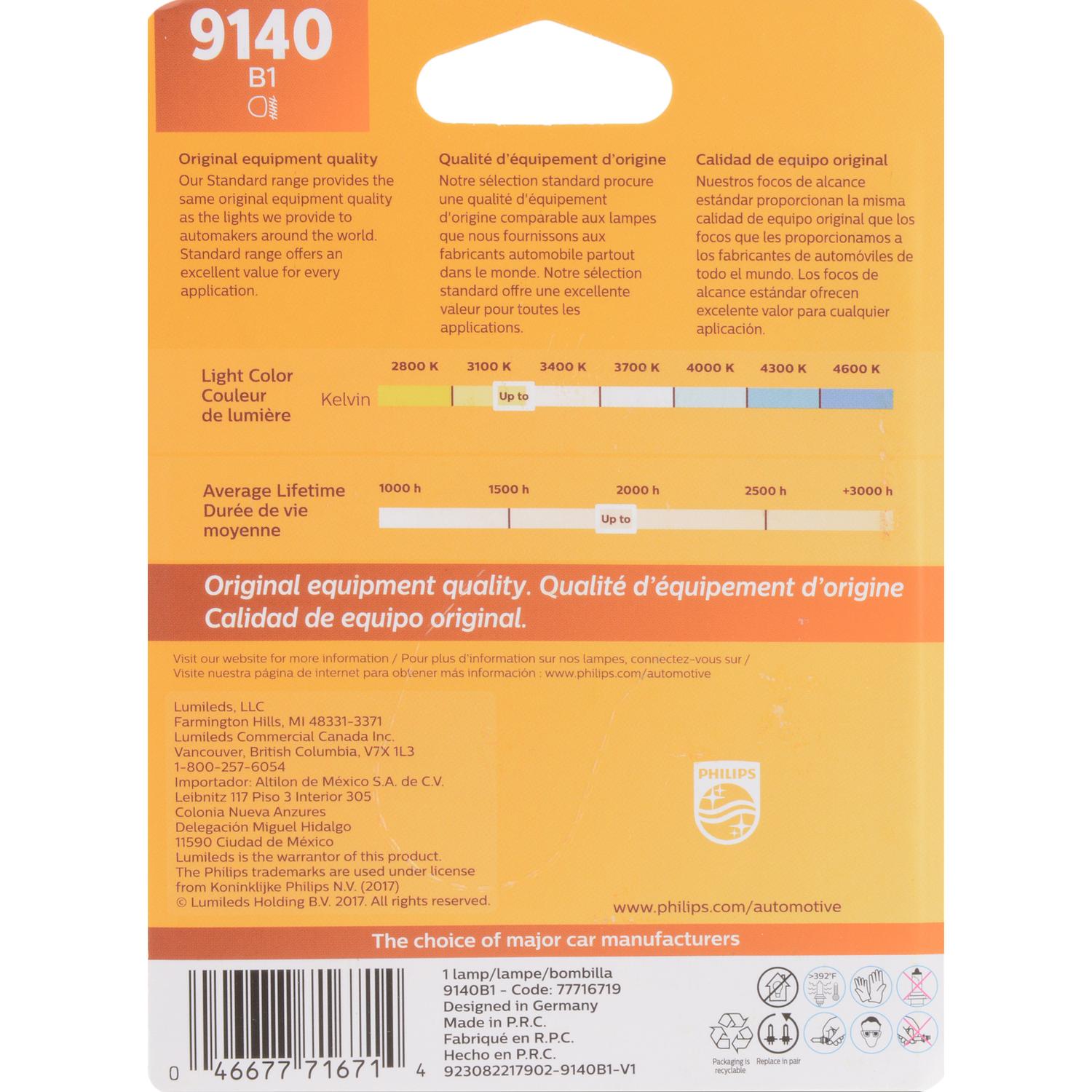 Philips 9140B1 - Fog Light Bulb Philips 9140B1 Fog Light Bulb product image 6 of 10