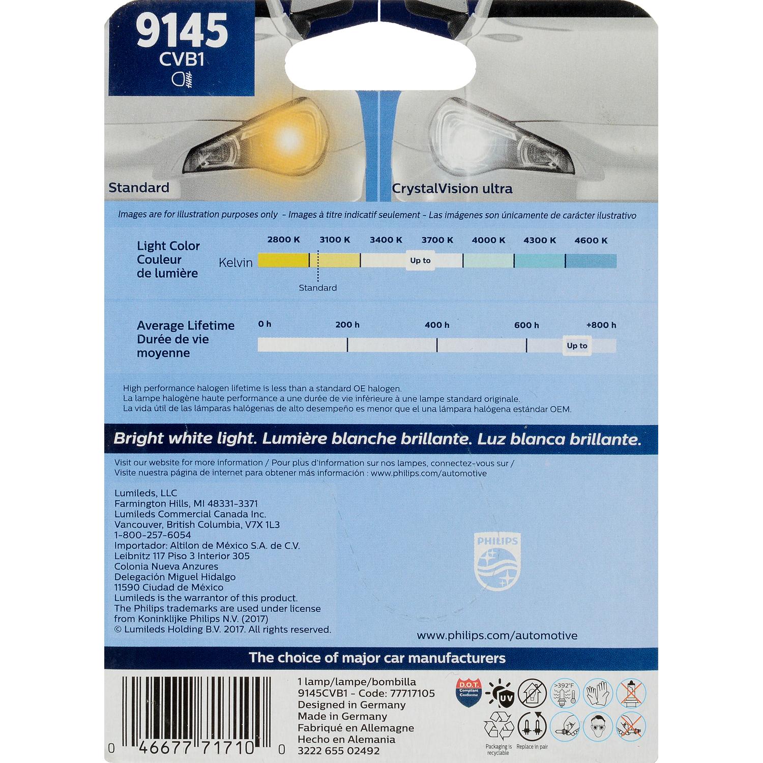 Philips 9145CVB1 - Fog Light Bulb Philips 9145CVB1 Fog Light Bulb product image 5 of 8