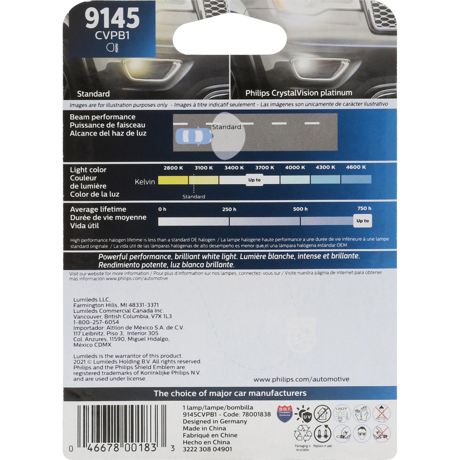 Philips 9145CVPB1 - Fog Light Bulb Philips 9145CVPB1 Fog Light Bulb product image 8 of 12