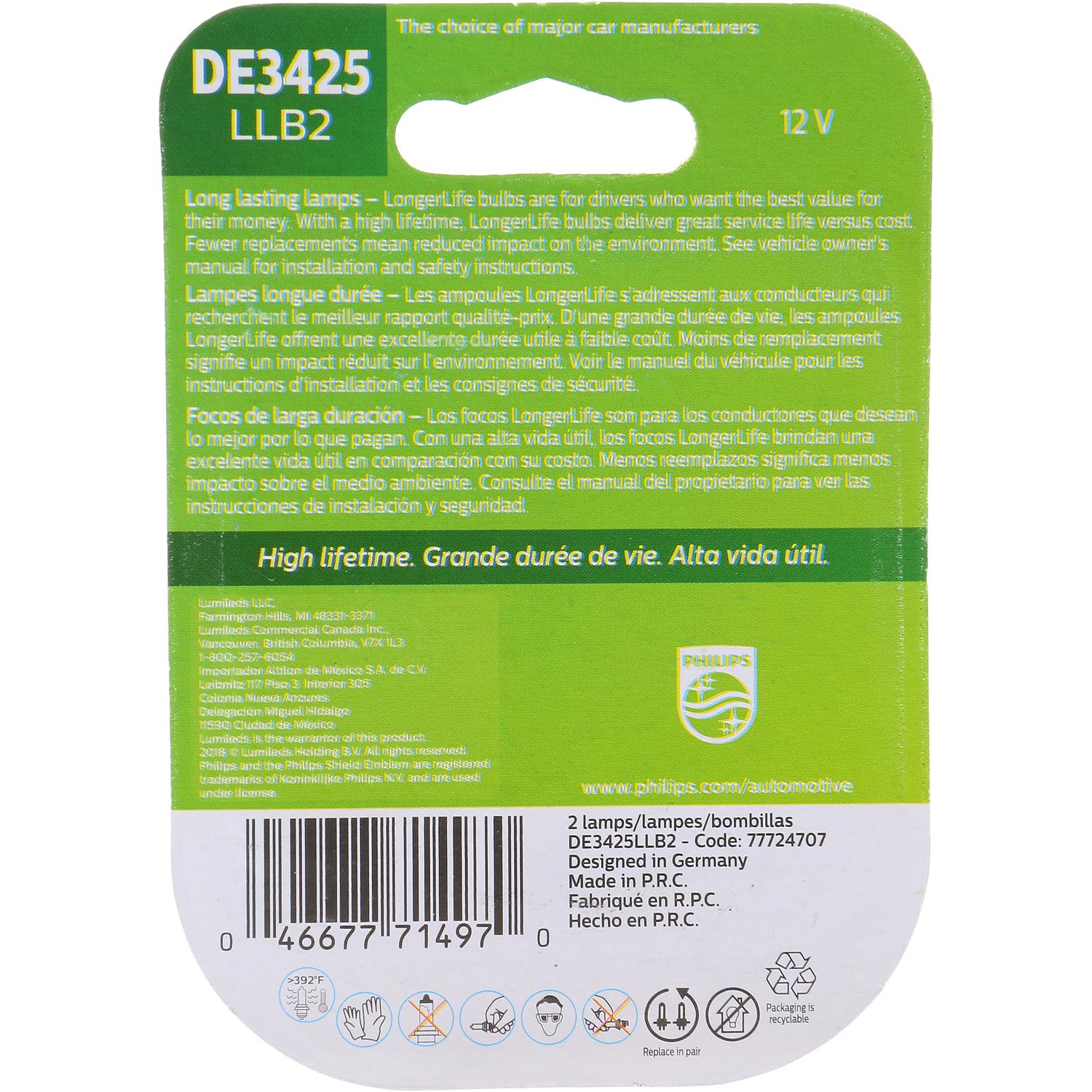 Philips DE3425LLB2 Cargo Box Light Bulb product image 6 of 10