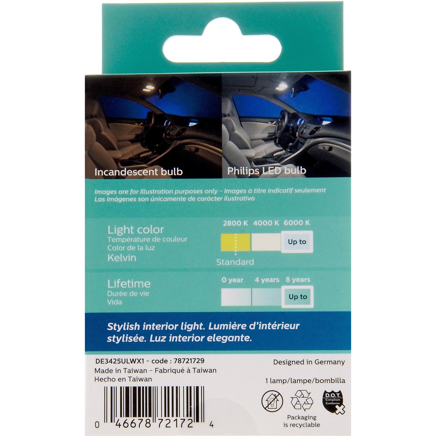 Philips DE3425WLED - Multi Purpose Light Bulb Philips DE3425WLED Cargo Box Light Bulb product image 6 of 10