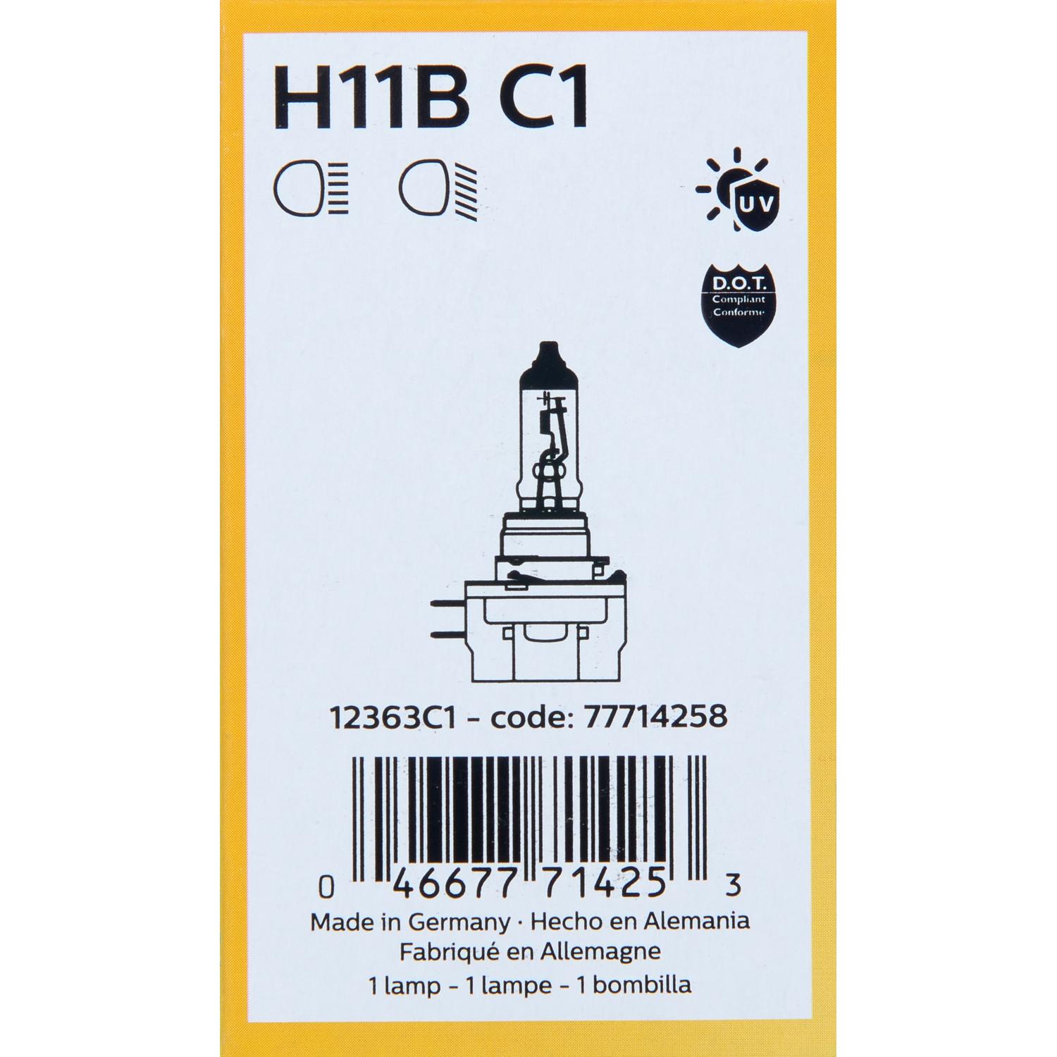 Philips H11BC1 - Fog Light Bulb Philips H11BC1 Fog Light Bulb product image 9 of 10