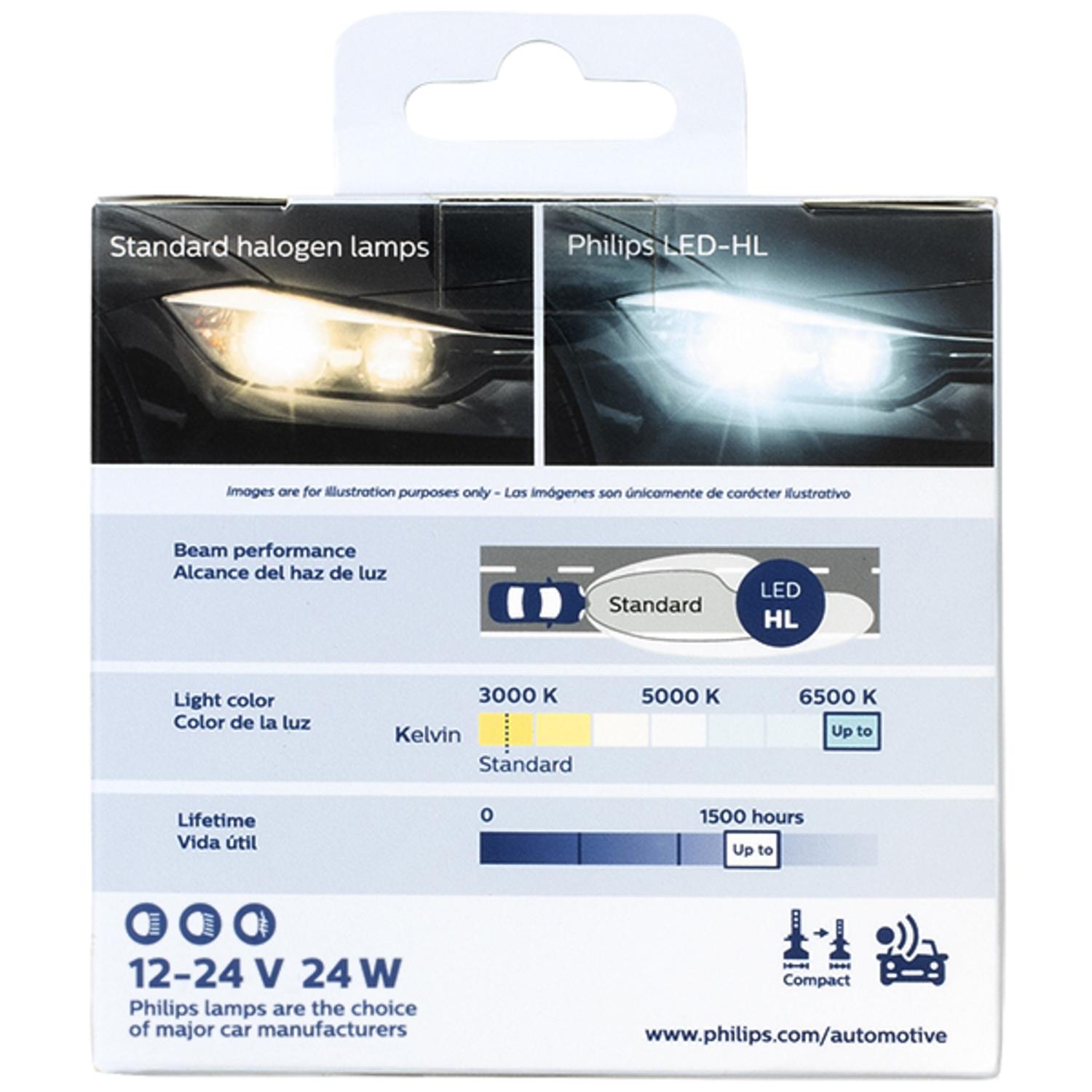Philips H11UELED - Headlight Bulb Philips H11UELED Headlight Bulb product image 33 of 42