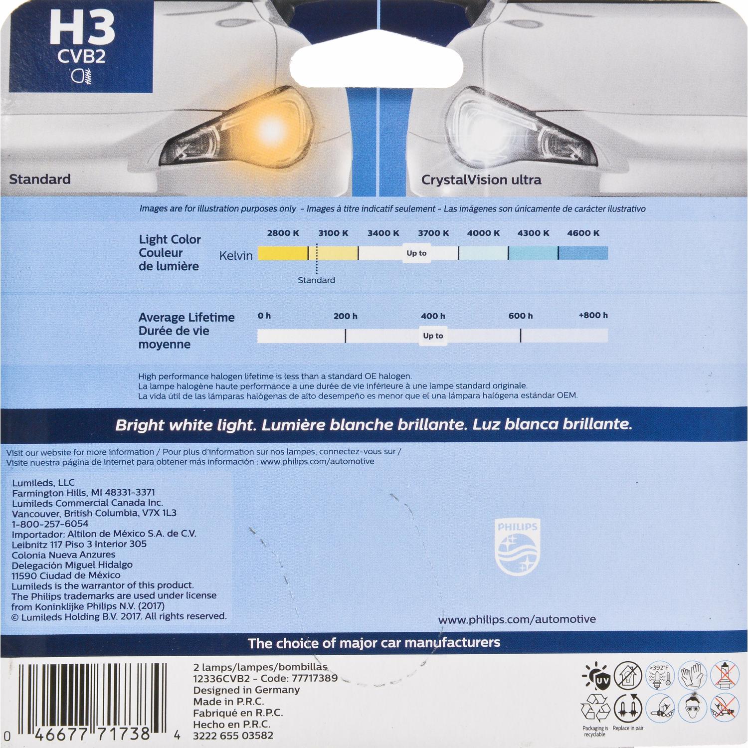 Philips H3CVB2 - Daytime Running Light Bulb Philips H3CVB2 Cornering Light Bulb product image 5 of 8
