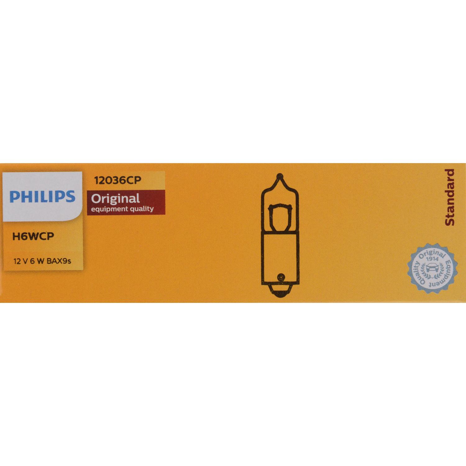 Philips H6WCP - License Light Bulb Philips H6WCP Back Up Light Bulb product image 6 of 8