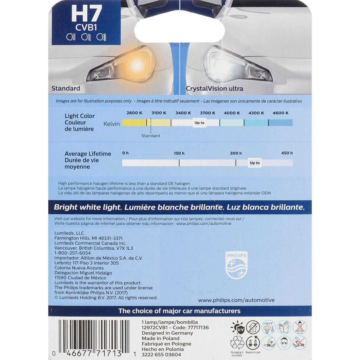 Philips H7CVB1 Cornering Light Bulb product image 6 of 10