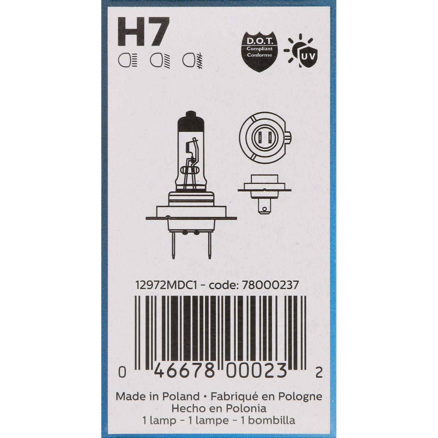 Philips H7MDC1 Cornering Light Bulb product image 17 of 20