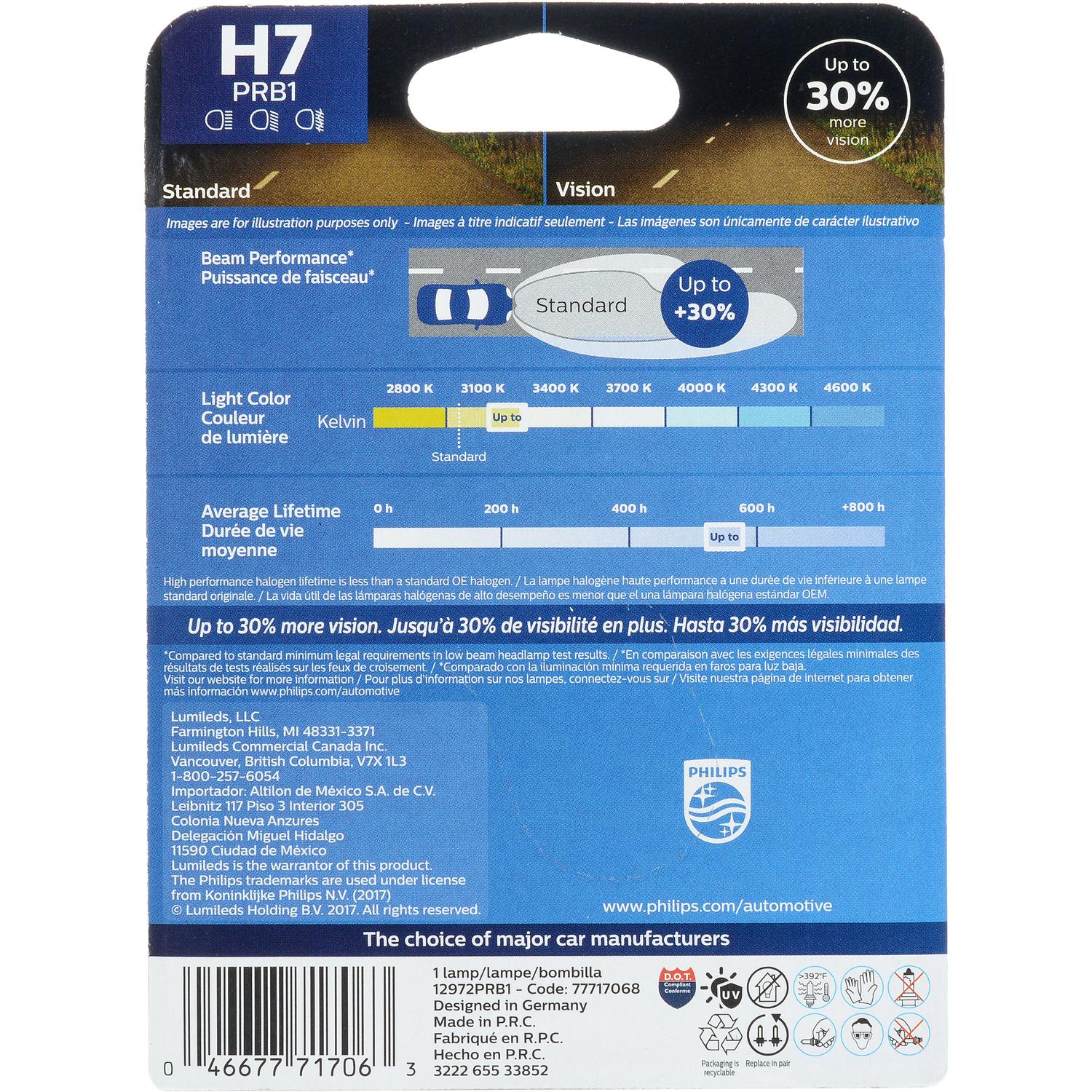 Philips H7PRB1 Cornering Light Bulb product image 13 of 22