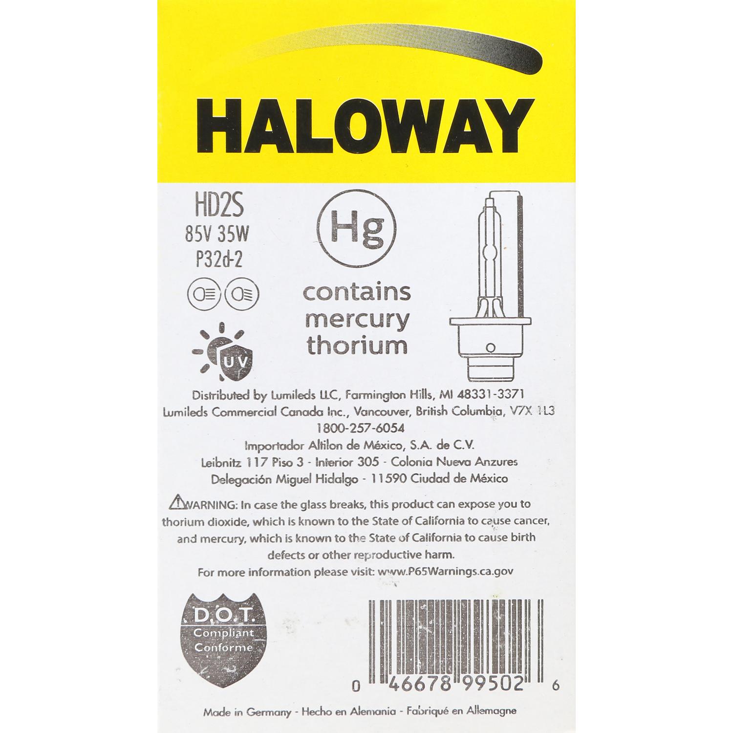 Philips HD2S Headlight Bulb product image 6 of 10