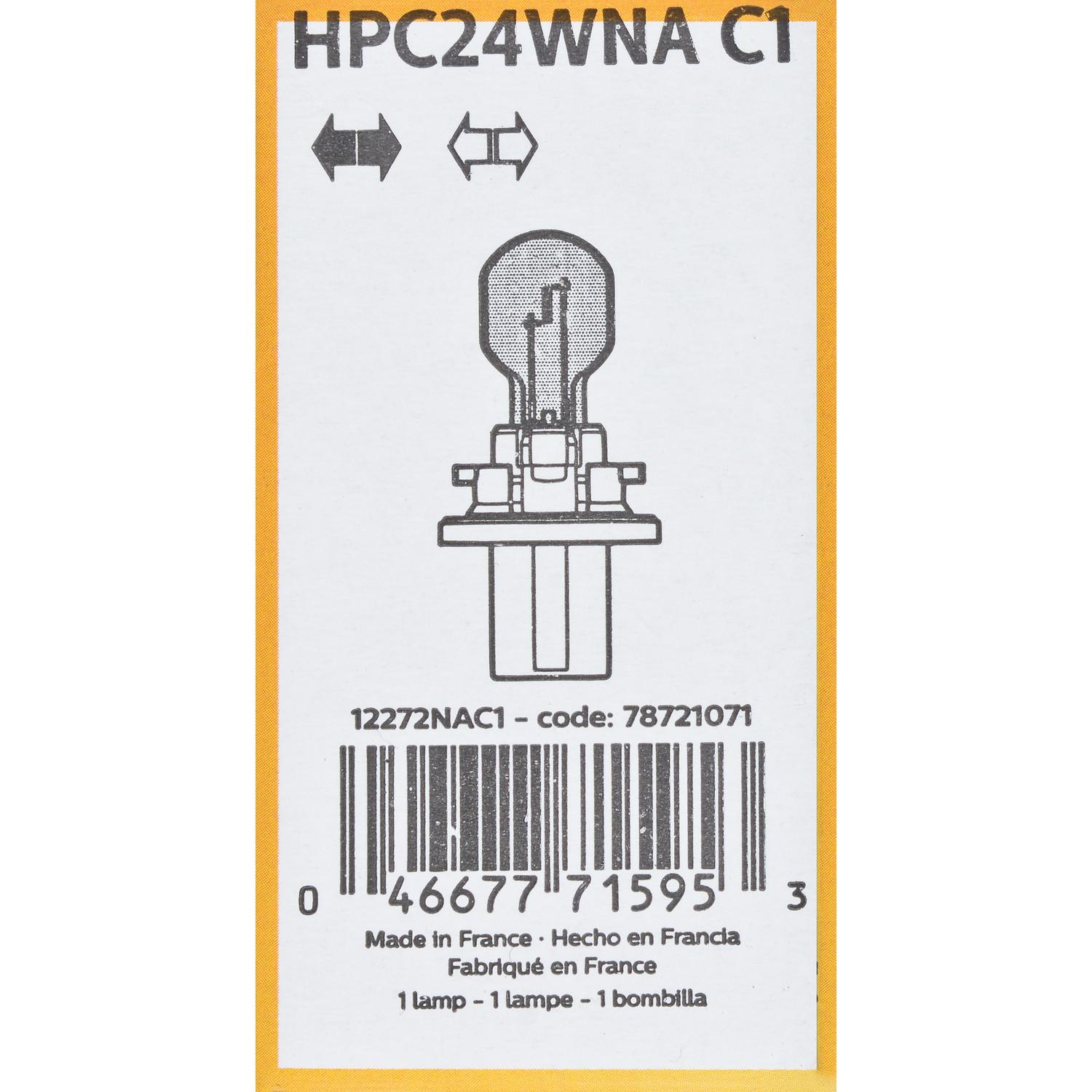Philips HPC24WNAC1 - Turn Signal Light Bulb Philips HPC24WNAC1 Turn Signal Light Bulb product image 6 of 10