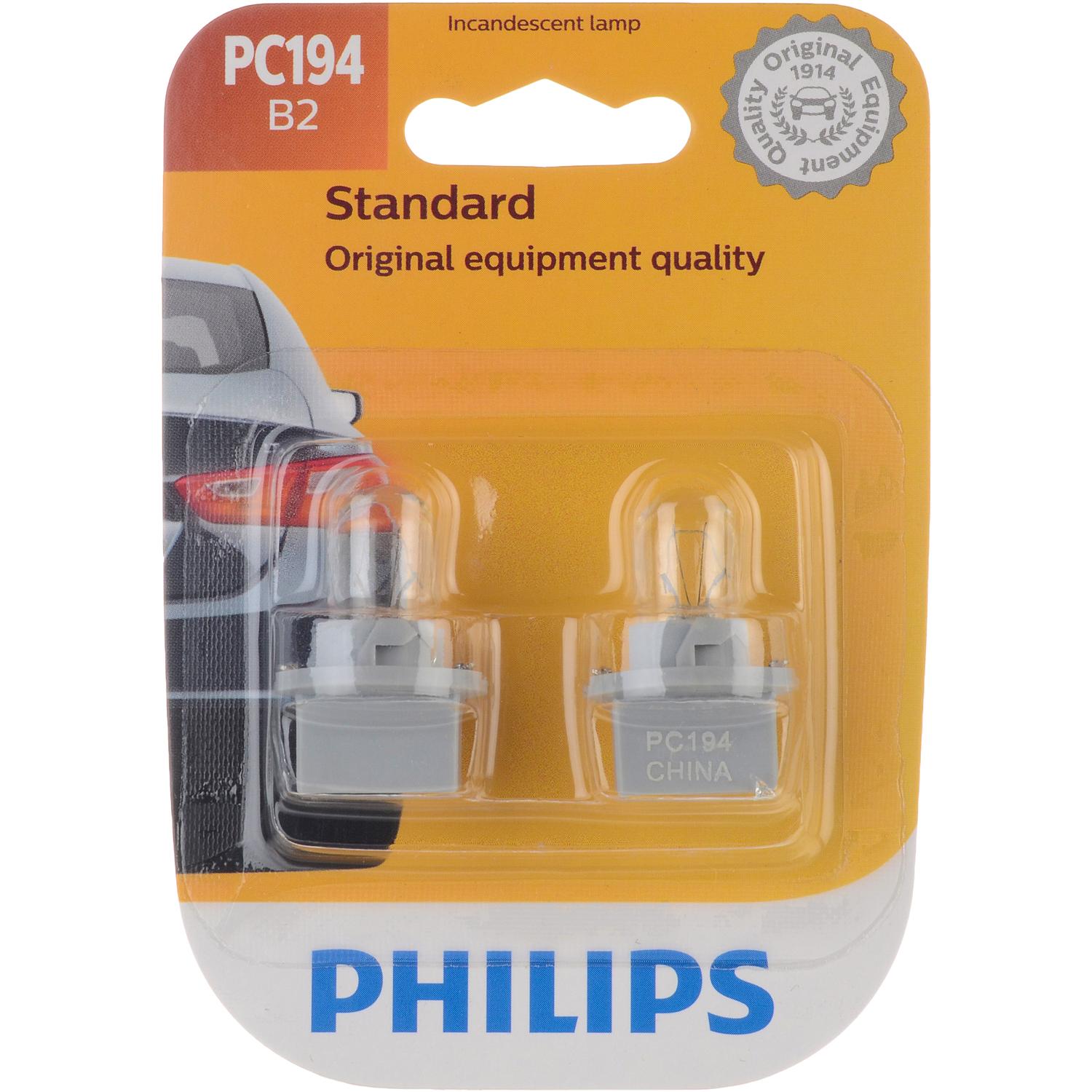 Philips PC194B2 - Instrument Panel Light Bulb Philips PC194B2 Auto Trans Indicator Light Bulb product image 7 of 10