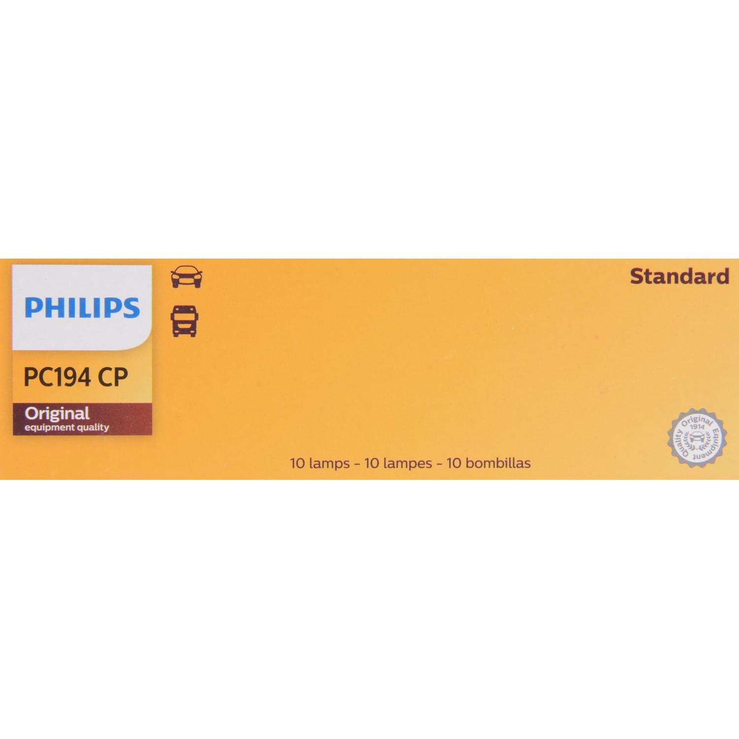 Philips PC194CP - Instrument Panel Light Bulb Philips PC194CP Auto Trans Indicator Light Bulb product image 7 of 10